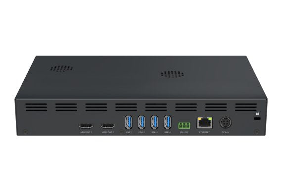Aver Hub30 4k Byom (61b35a0000ac) 4x2 Usb And Hdmi Switch With Ia Functions And Usb-C Power Deliver, For Small And Medium Rooms