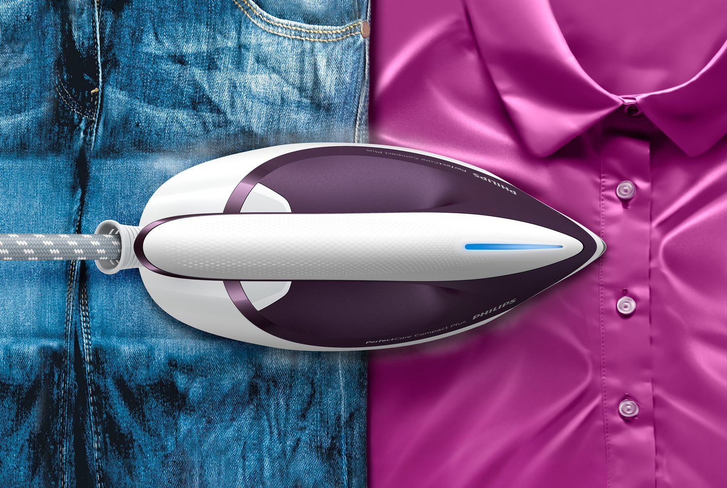 EAN 8710103893035 - Philips GC7933/30 estación plancha al vapor 0,0015 L Suela SteamGlide Plus Violeta imagen 7