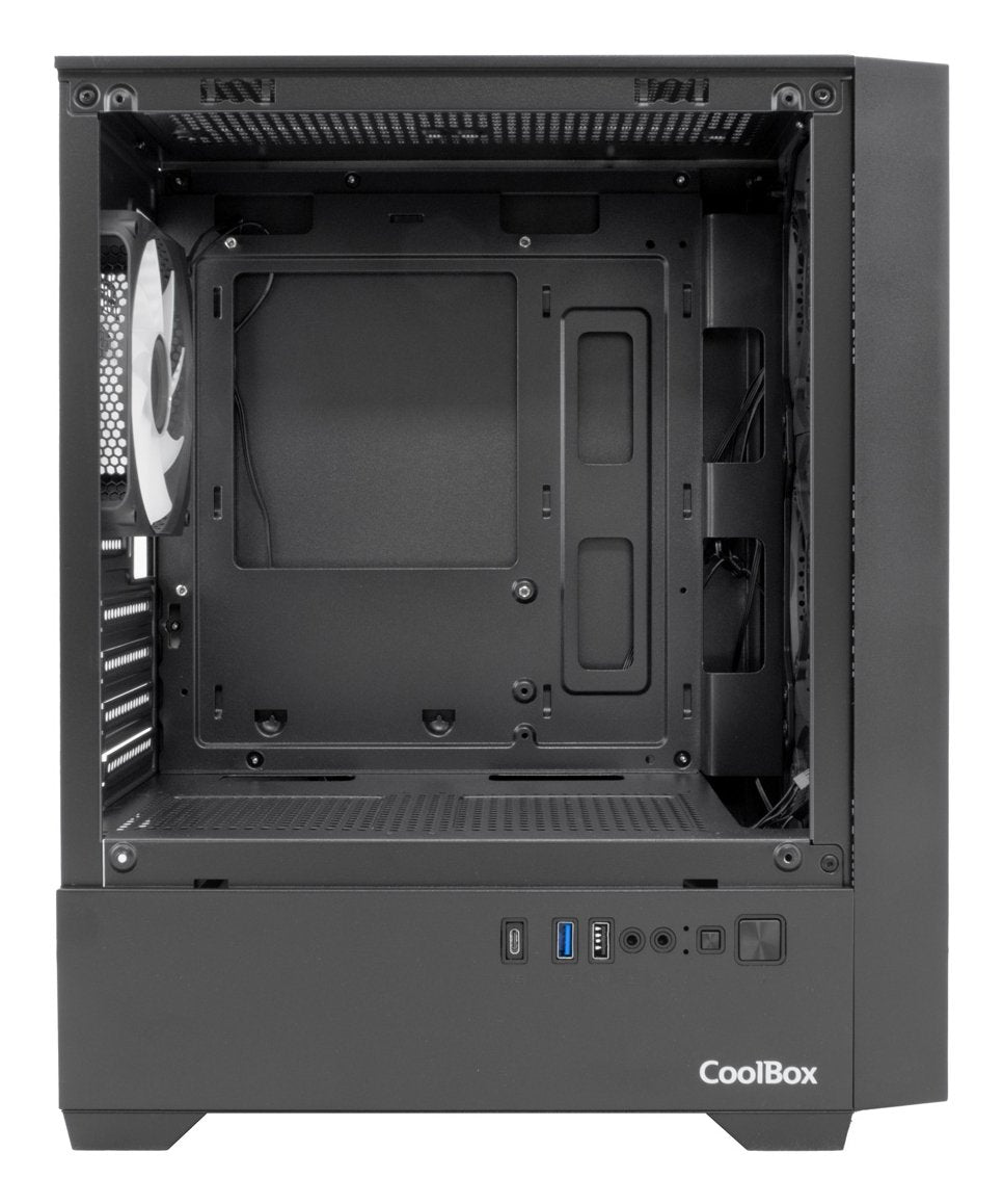 Caja Sobremesa Microatx Gm220 Mpfusion Negro Coolbox