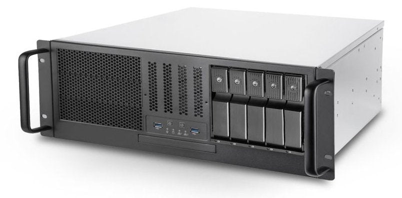 Silverstone Sst-Rm41-H08, Chasis Servidor Con Factor De Forma 4u, 5 X 3,5Cambiables En Caliente Y 3 X 5,25