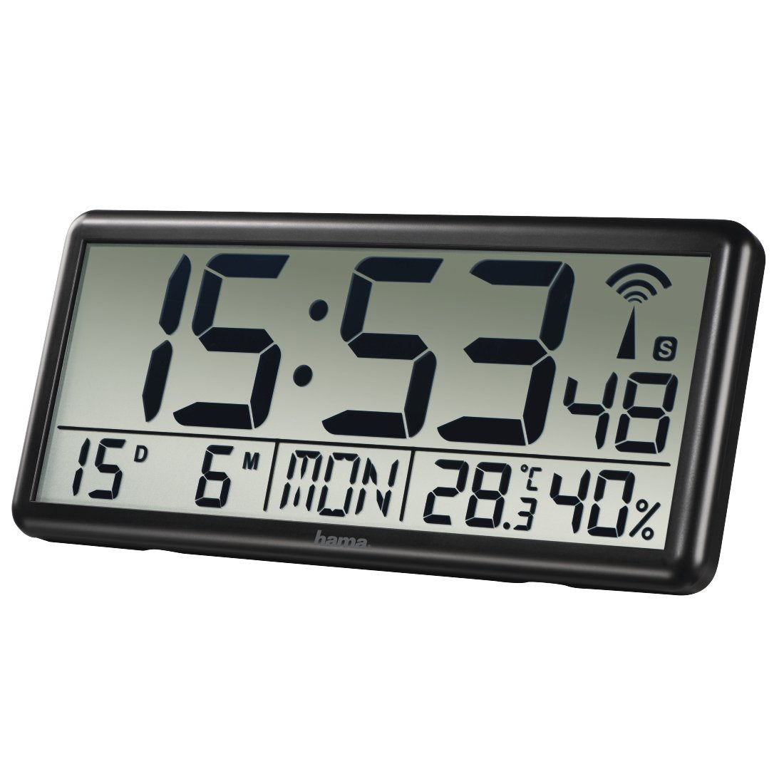 EAN 4047443445452 - Hama Jumbo Reloj digital Rectángulo Negro imagen 2