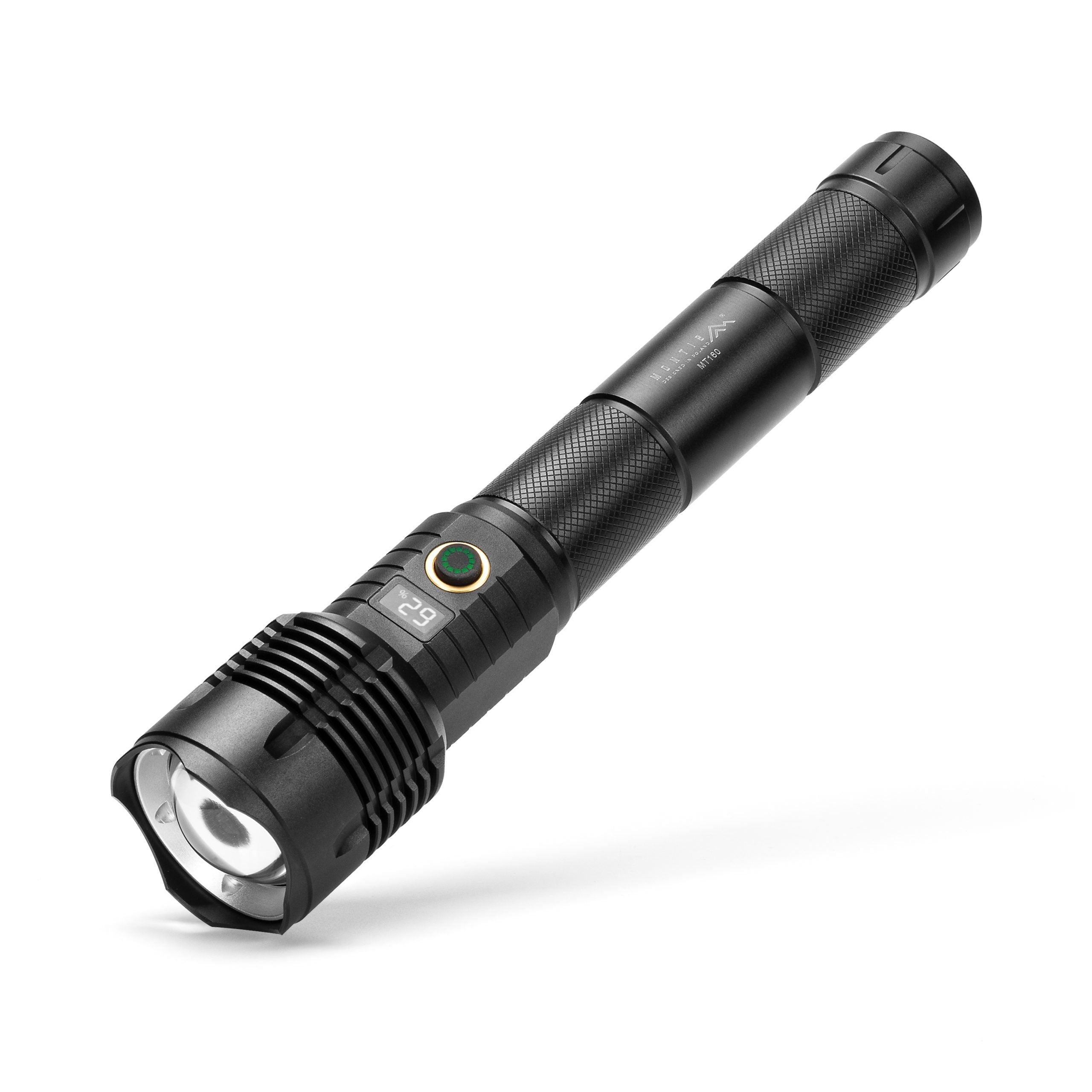 EAN 5901811410000 - Montis Taktyczna ręczna latarka akumulatorowa LED MT160 Negro Linterna de mano imagen 1