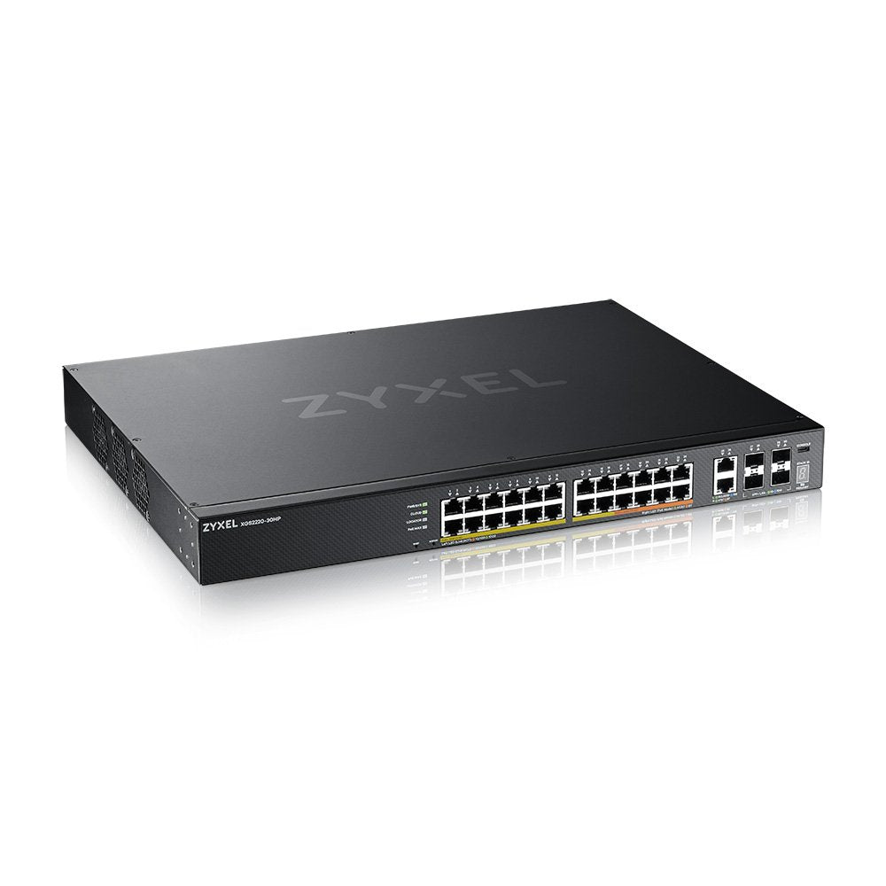 Zyxel Xgs2220-30hp Gestionado L3 Gigabit Ethernet (10/100/1000) Energía Sobre Ethernet (Poe) Negro