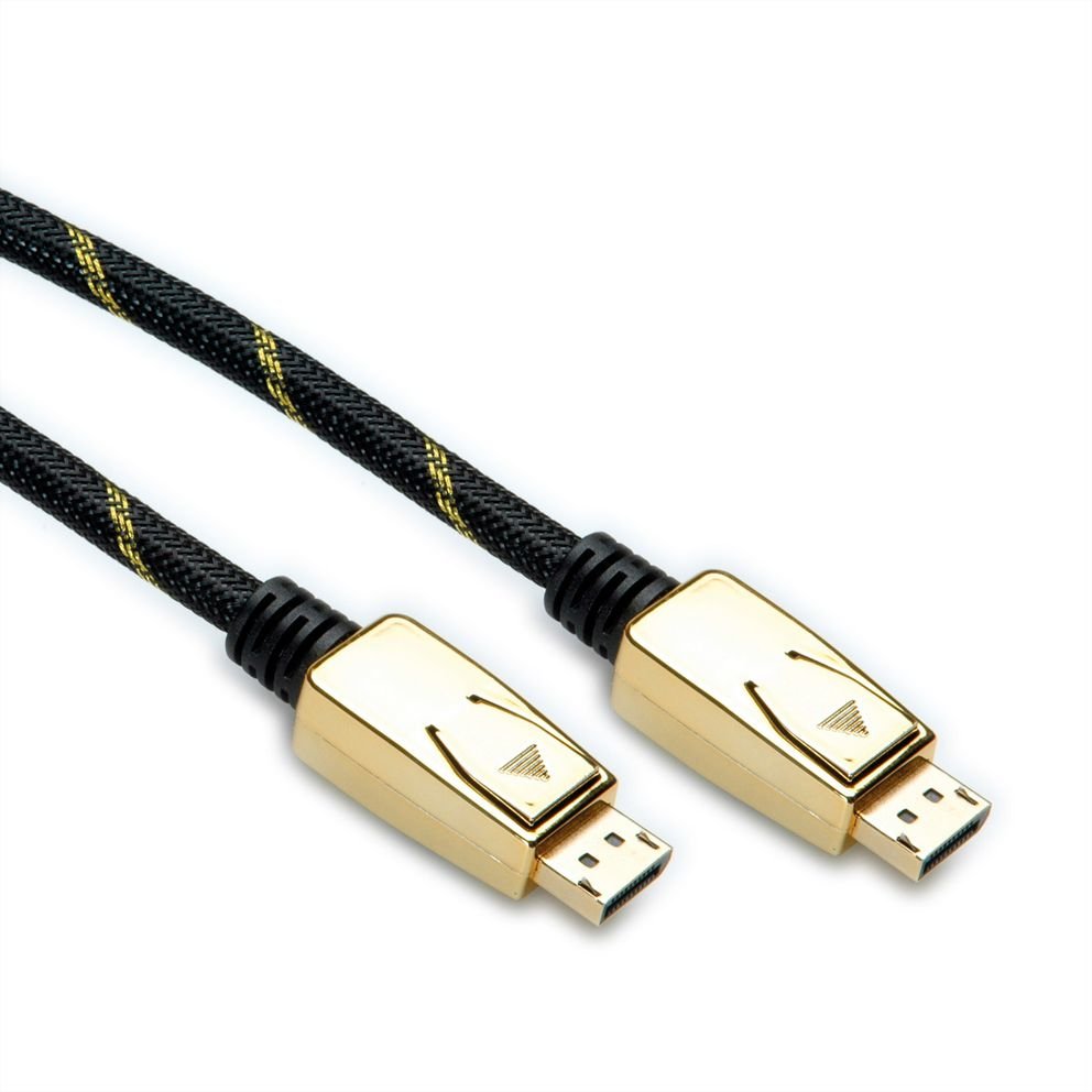 EAN 7630049610965 - ROLINE 11.04.5920 cable DisplayPort 1 m Negro, Oro imagen 5