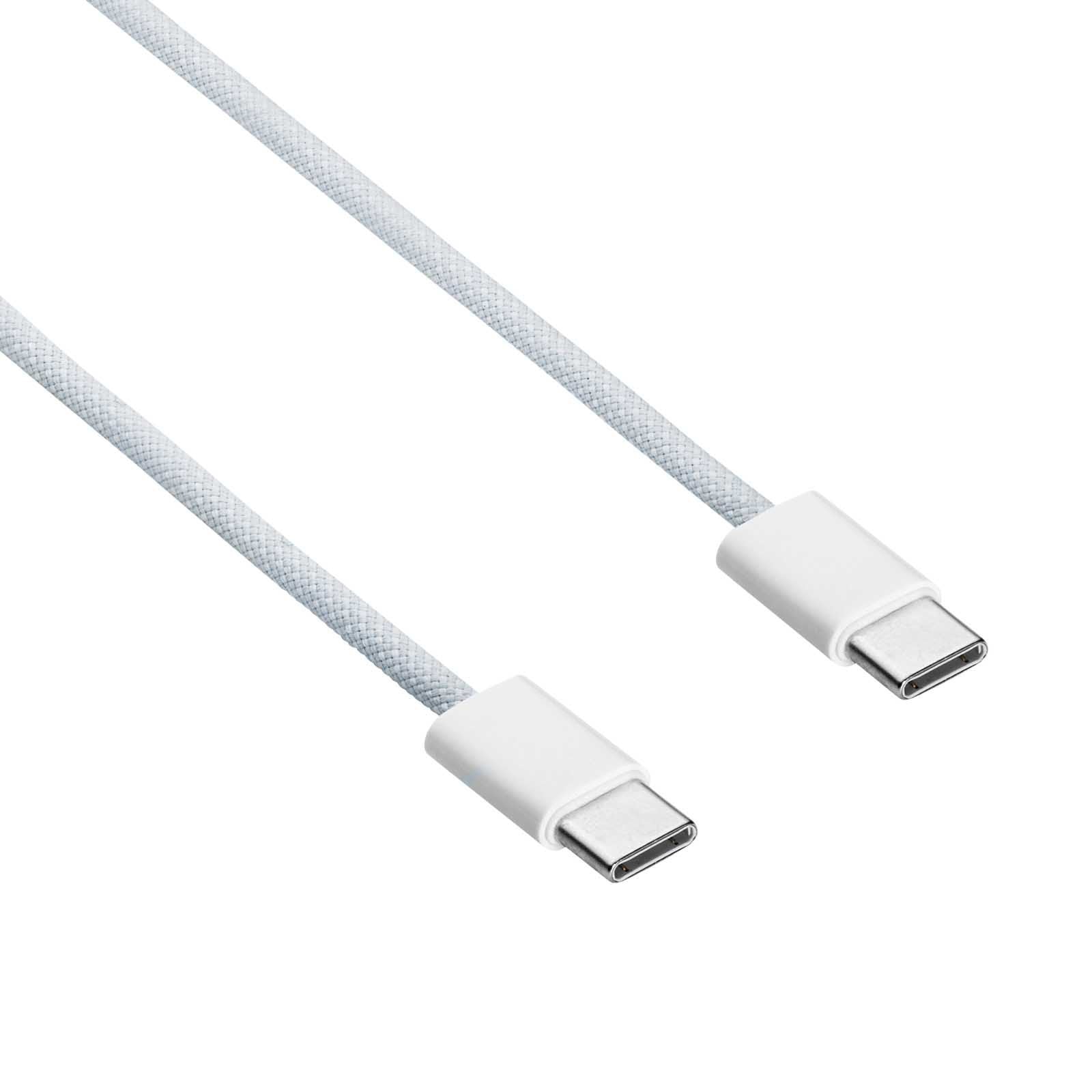 Cable Akyga Usb Ak-Usb-50 Usb Tipo C M Usb Tipo C M For Iphone 15 Braided Ver. 2.0 60w 0.5m
