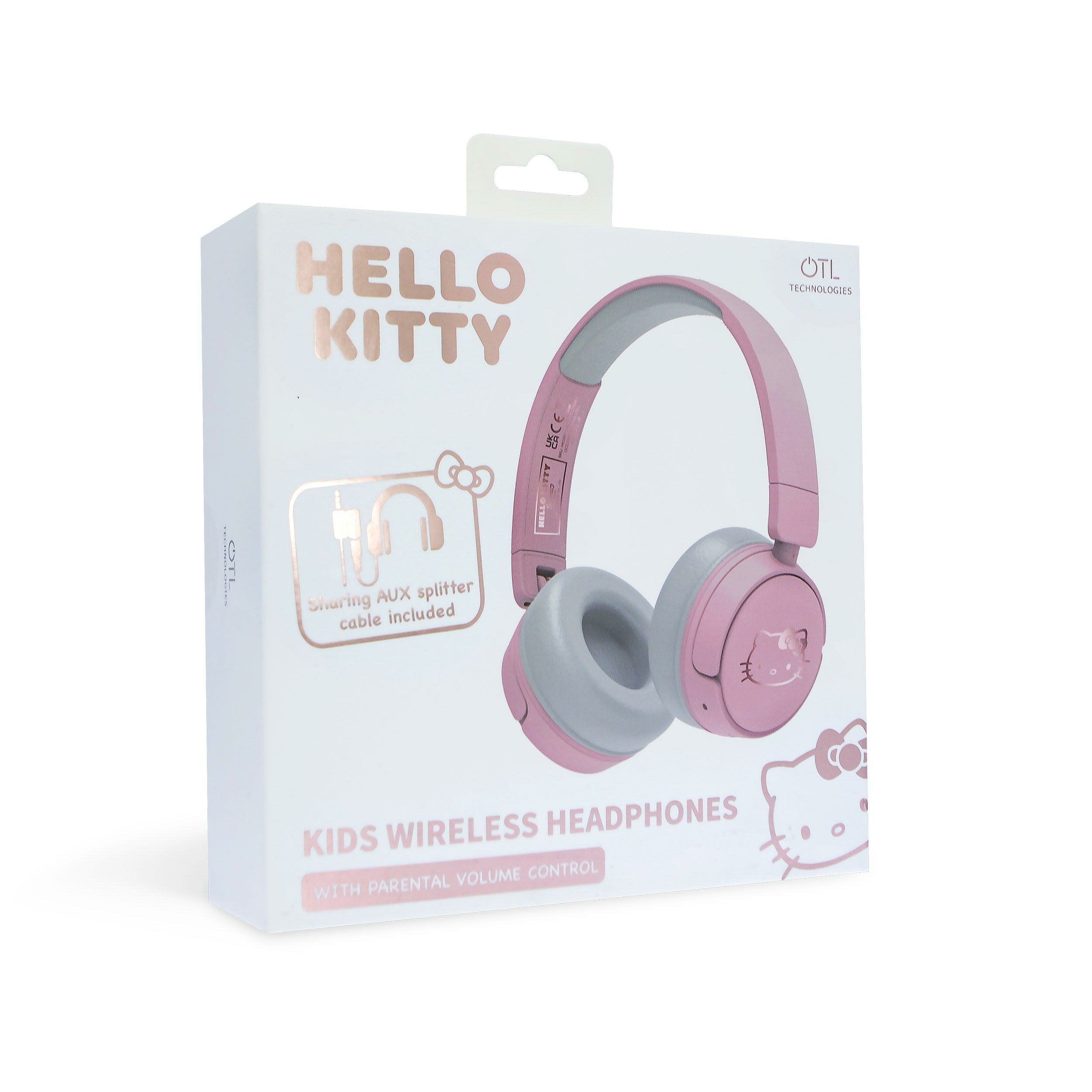 Auriculares Inalambricos Infantiles Rose Gold Hello Kitty