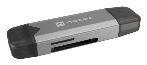Lector De Tarjetas Natec Scarab 3 Usb 3.1 Gen 1 Usb-A + Usb-C Sd/Micro Sd