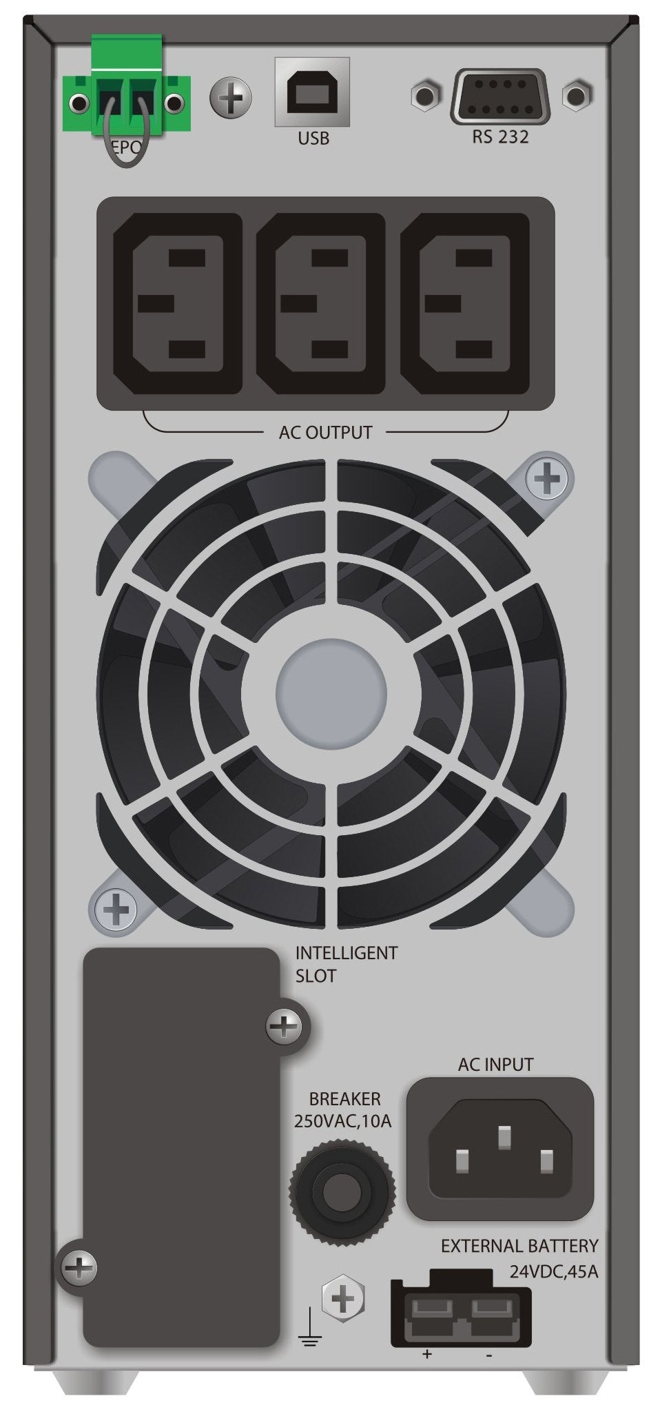 EAN 4260074978339 - PowerWalker VFI 1000 TGS sistema de alimentación ininterrumpida (UPS) Doble conversión (en línea) 1 kVA 9 imagen 2