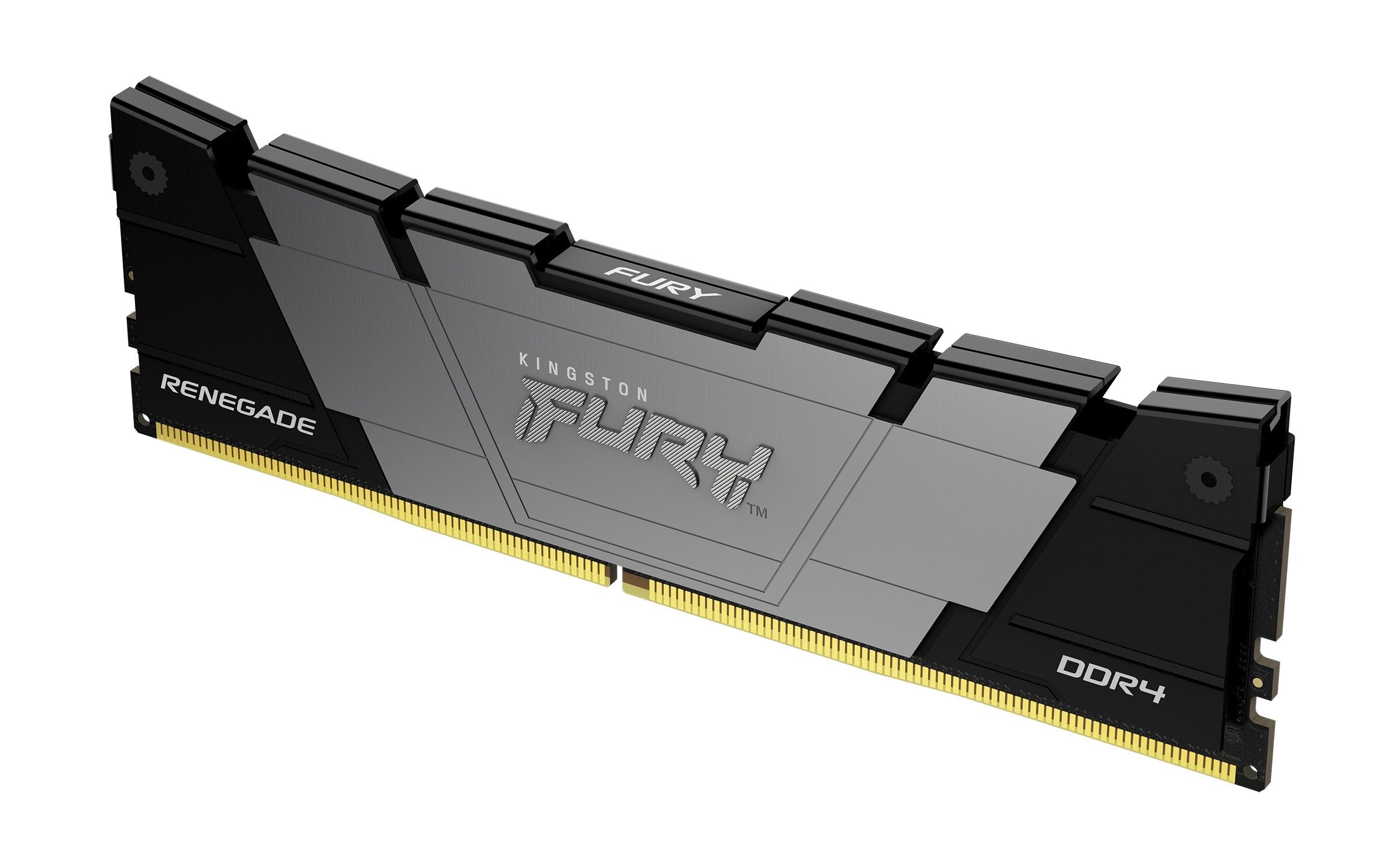 Memoria Kingston Fury Renegade Ddr4 16gb 3200 Mhz Kf432c16rb12/16, Negro/Plateado