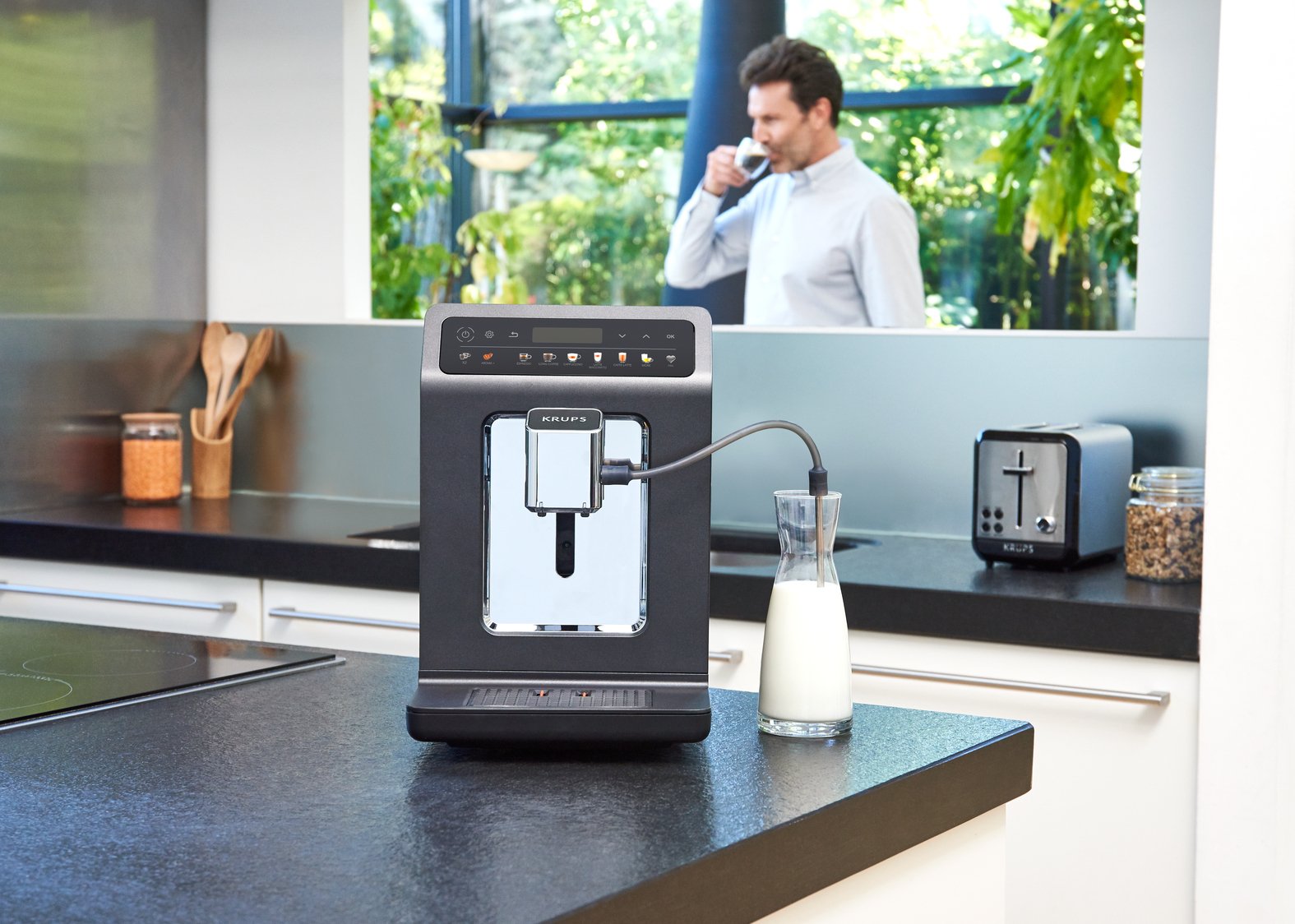 Krups Evidence Ea895n10 Cafetera Eléctrica Totalmente Automática Máquina Espresso 2,3 L