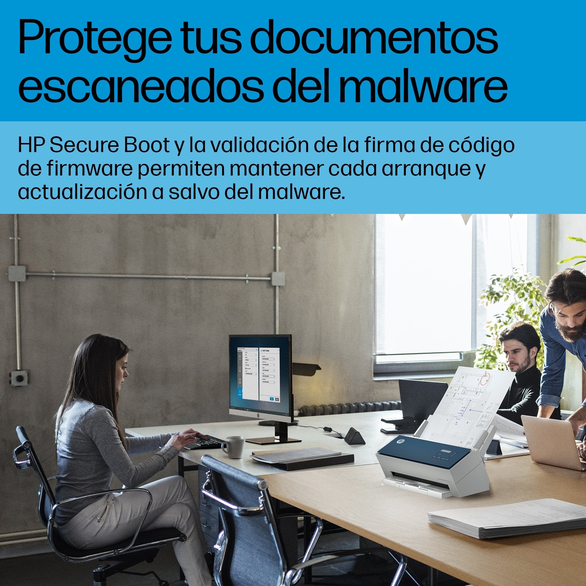 EAN 198701400714 - HP ScanJet Enterprise Flow 9000 s1 ADF + escáner alimentado por hojas 600 x 600 DPI A3 Azul, Blanco imagen 9