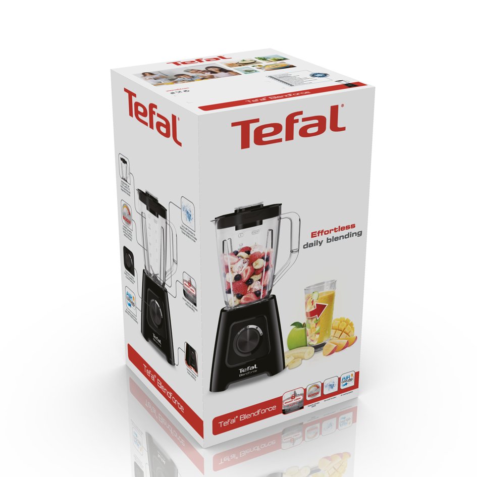 Tefal Blendforce Ii Bl4208 Licuadora 1,25 L Batidora De Vaso 600 W Negro