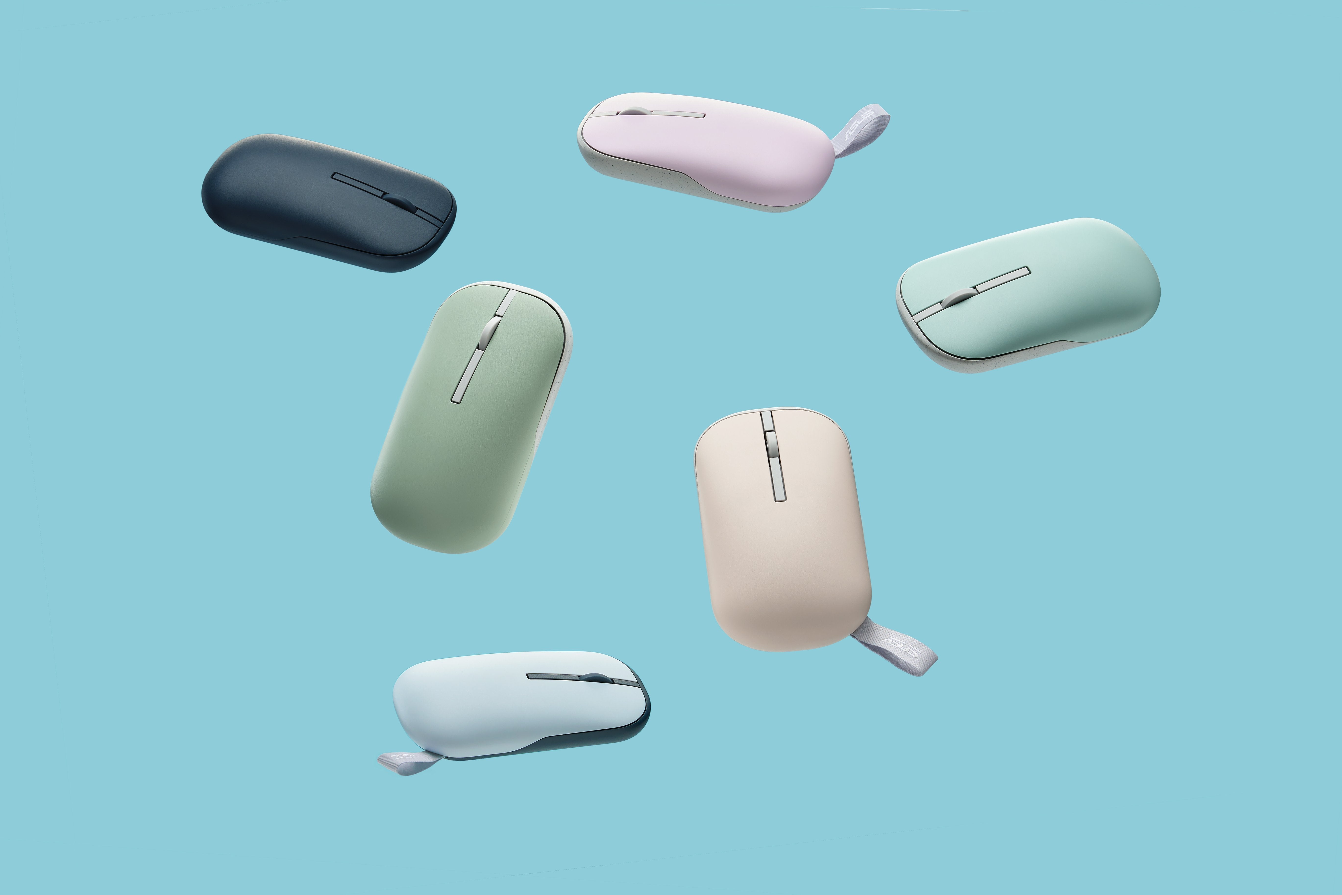 Asus Marshmallow Mouse Md100 Ratón Ambidextro Rf Wireless + Bluetooth Óptico 1600 Dpi