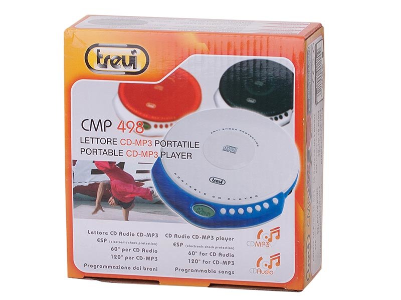 EAN 8011000012209 - Trevi CMP 498 Negro Reproductor de CD portátil imagen 2