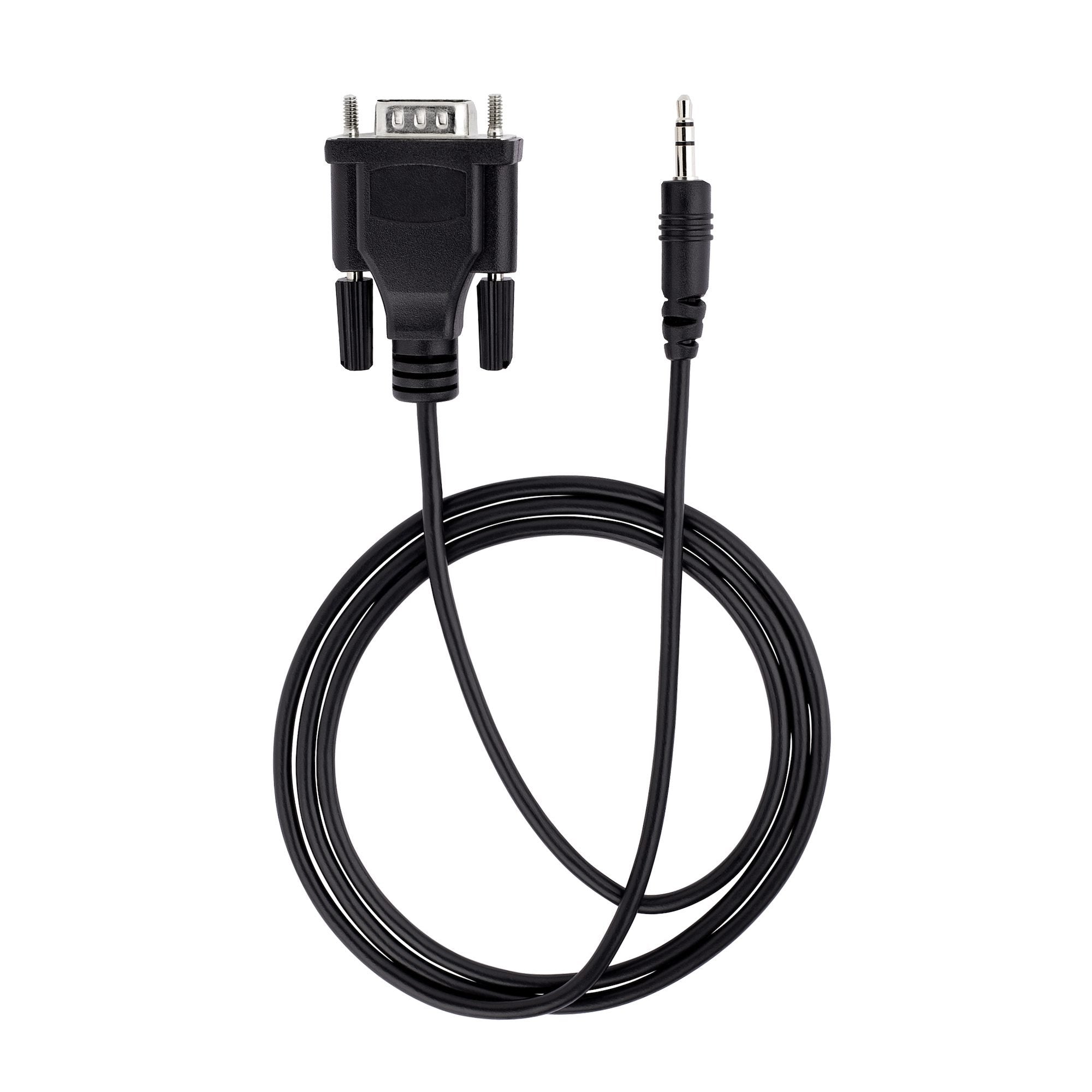 EAN 0065030893565 - StarTech.com 9M351M-RS232-CABLE cambiador de género para cable DB-9 3.5mm Negro imagen 5