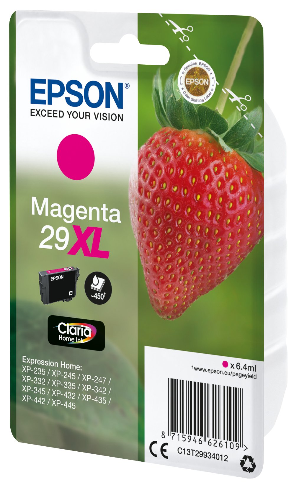 Epson Expression Home Xp-235 Cartucho Magenta 29xl Rf+Am