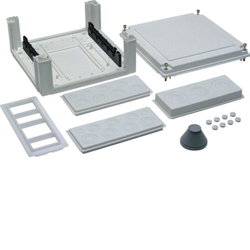 Hager Kabelanschlusskasten Univers U84s4 324x307x149 Ip54 Skii Sas-Trger-40mm