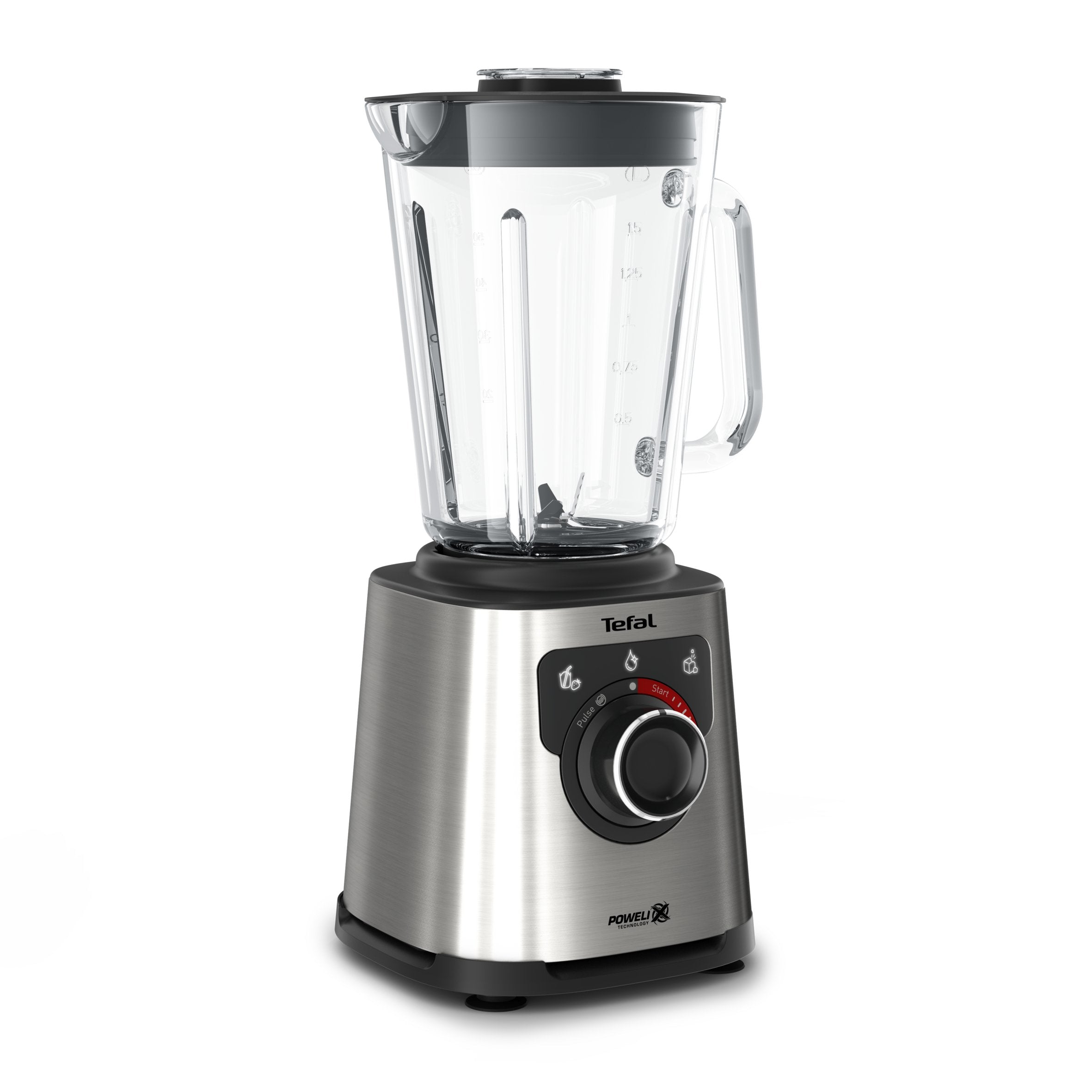 Tefal Perfectmix+ Bl871d 1,5 L Batidora De Vaso 1200 W Acero Inoxidable, Gris