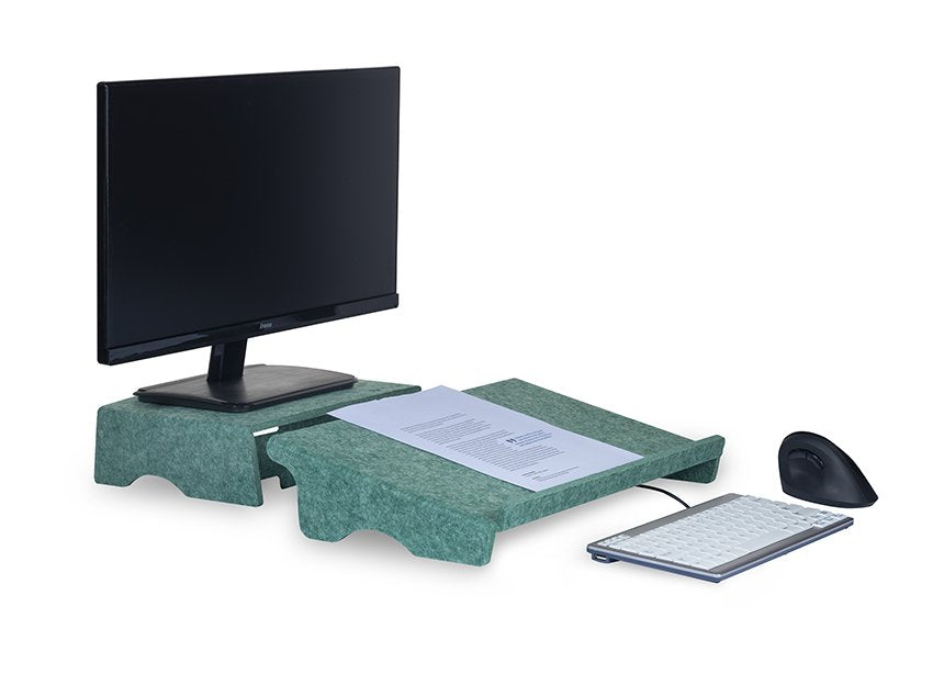 Bakkerelkhuizen Soporte Para Monitor Q-Riser 90 Circular, Verde Retail