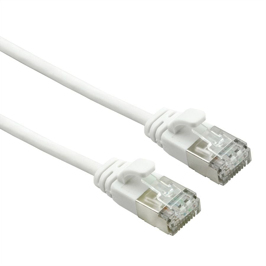 Roline U Ftp Datacenter Cable De Red Cat.6a (Class Ea), Lsoh, Slim, Wei, 0,5 M