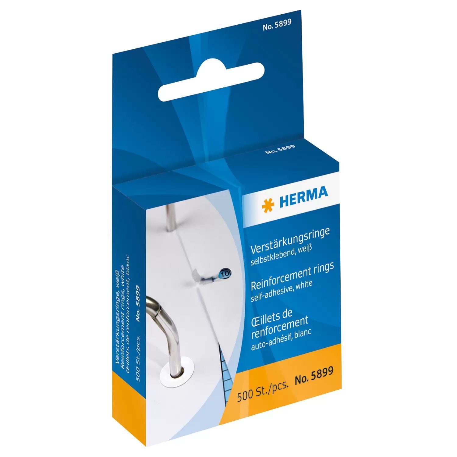 EAN 4008705058995 - HERMA 5899 etiqueta autoadhesiva Blanco 500 pieza(s) imagen 1