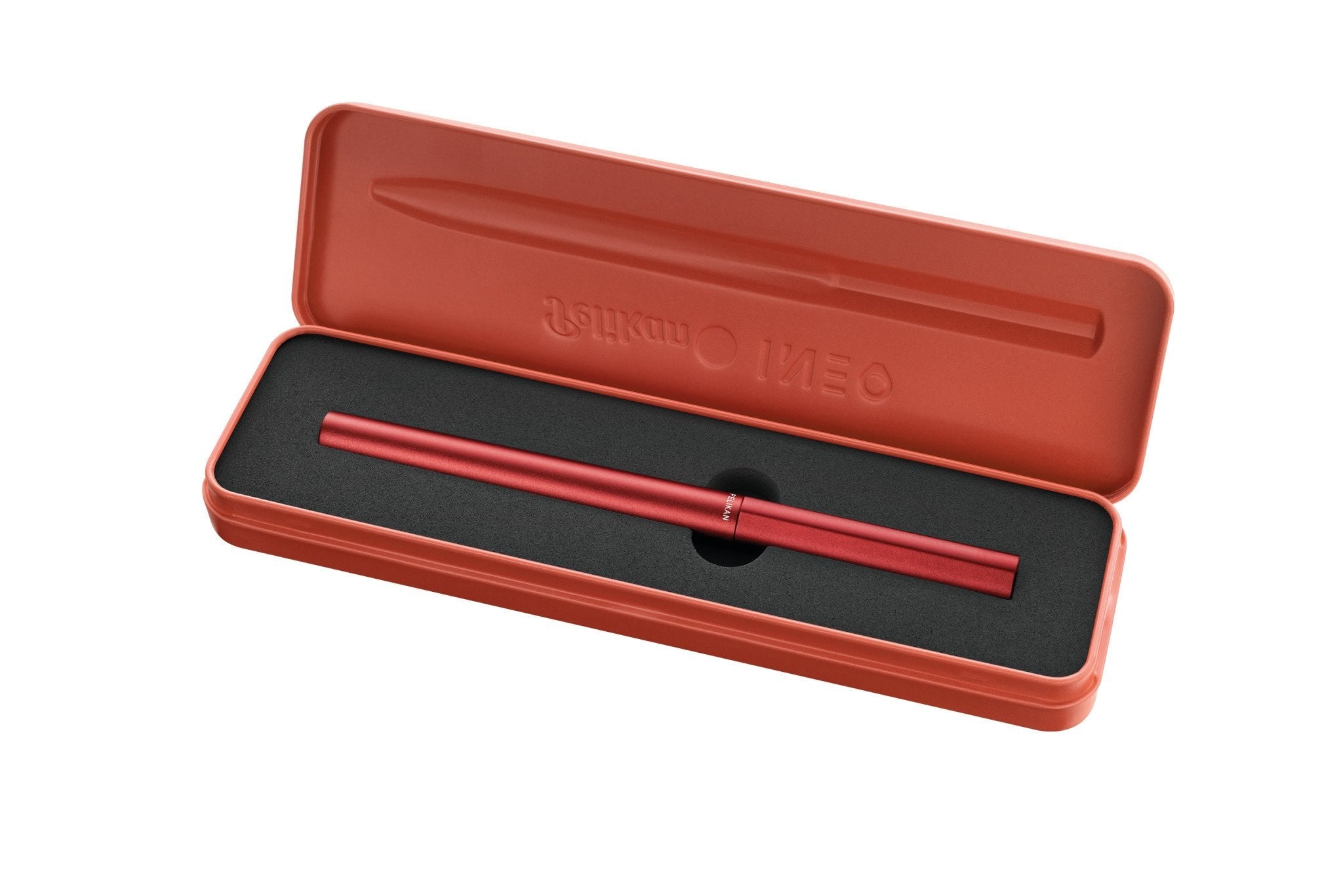 Pelikan Pluma Estilográfica Ineo Elements P6 Metall-Etui Feuer-Rojo