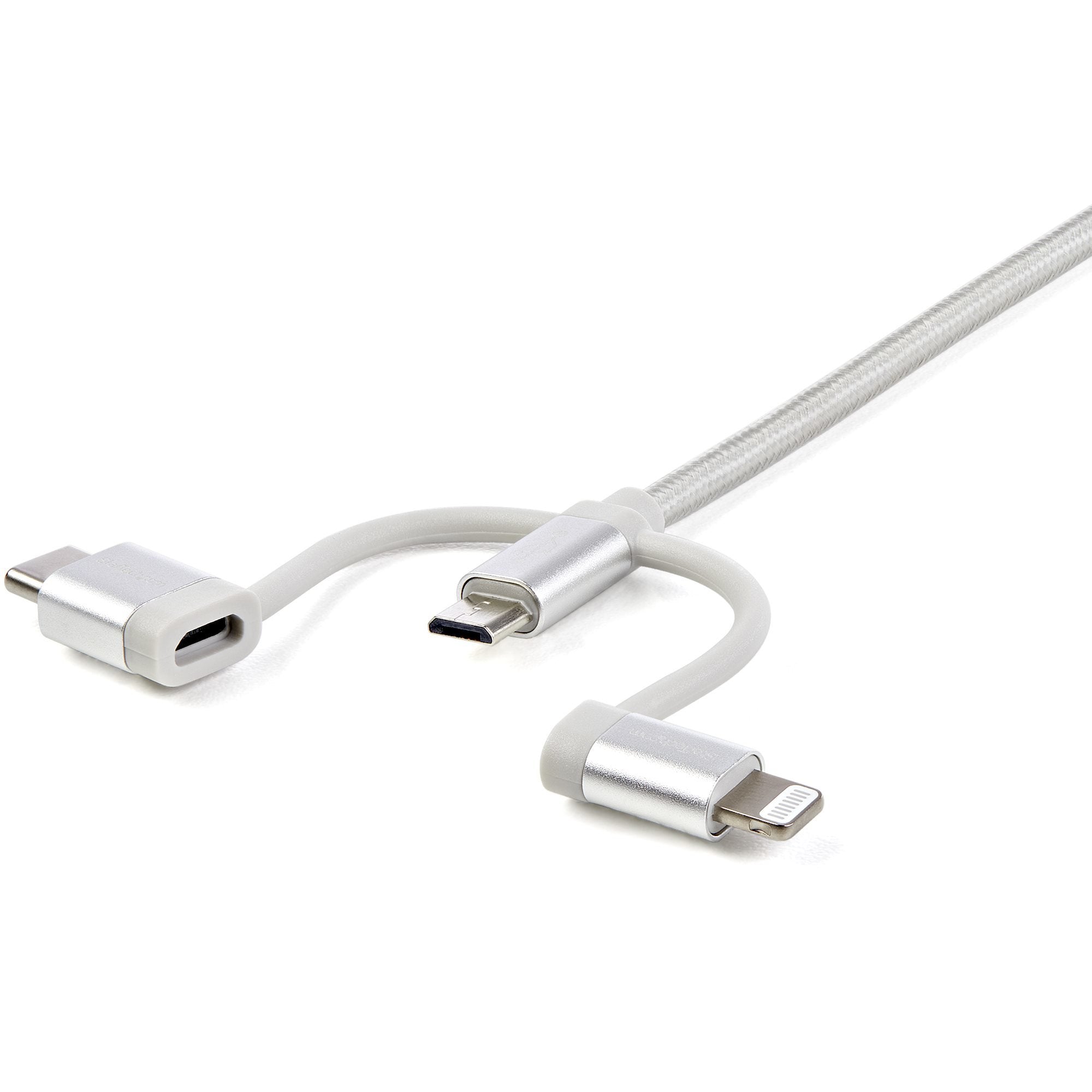 EAN 0065030868365 - StarTech.com LTCUB1MGR cable USB USB 2.0 Micro-USB B Plata imagen 3
