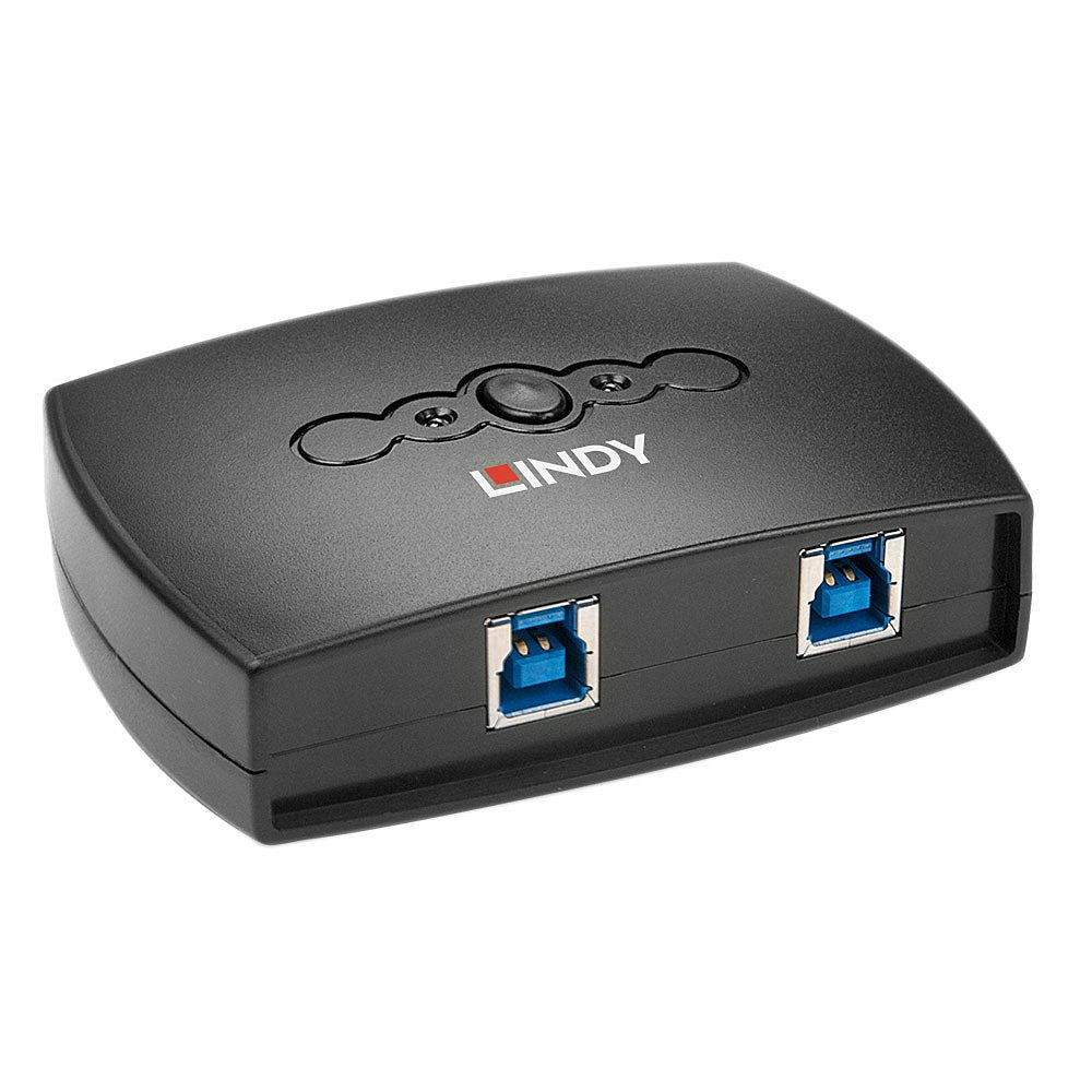 Lindy 43141 Switch Usb 3.0, 2 Puertos