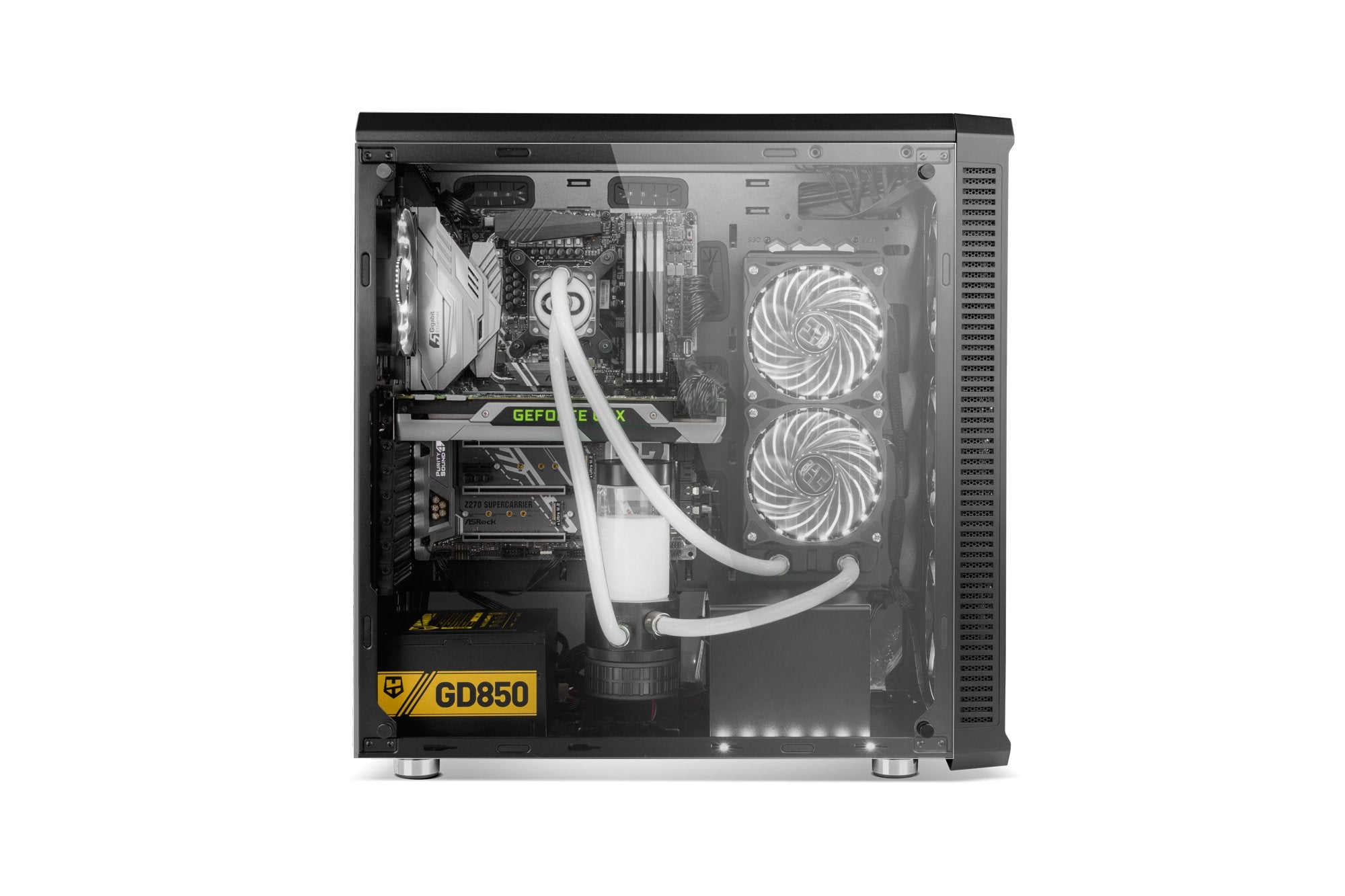 Caja Pc Nox Atx Hummer Tgx. Torre. Cristal Templado Usb 3.0 Con Ventiladores