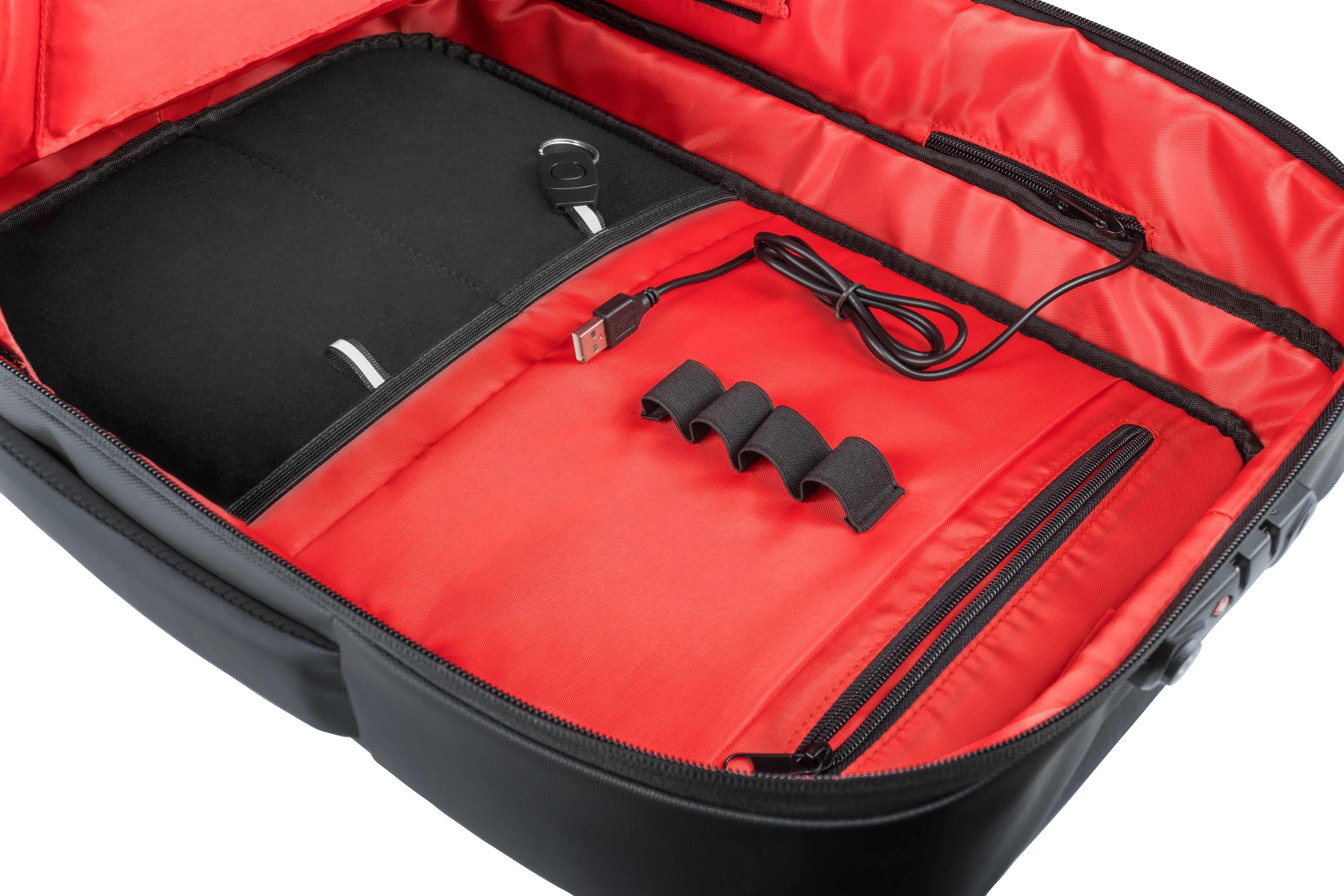 EAN 4718009152595 - Mars Gaming MB2 mochila Negro, Rojo Aluminio, Nylon imagen 7