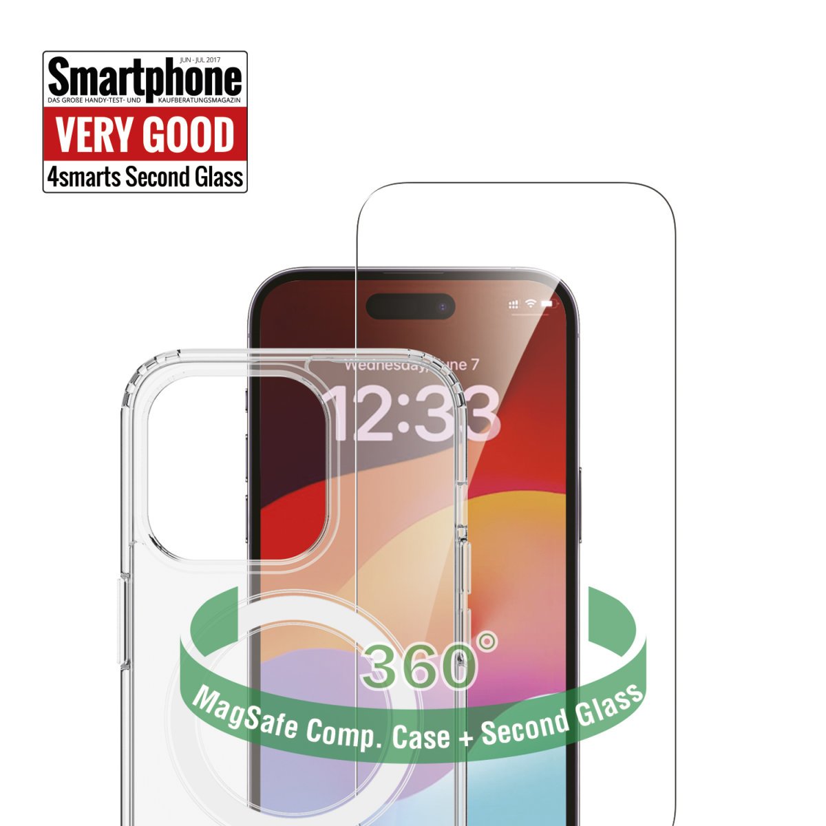 Funda 4smarts 540604 Para Iphone 15 Pro (6.1") Carcasa Rígida Transparente
