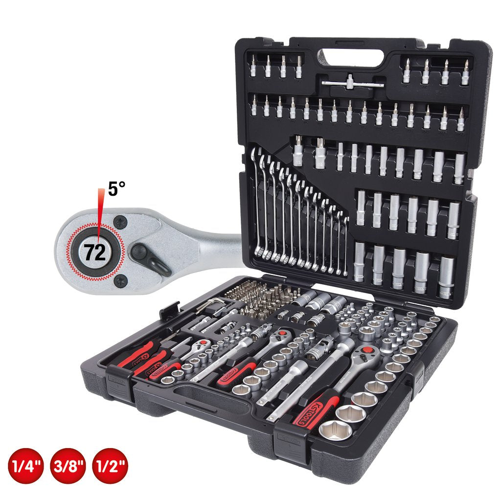 Ks Tools Llave De Vaso 1/4"+3/8"+1/2 216 Piezas 917.0216