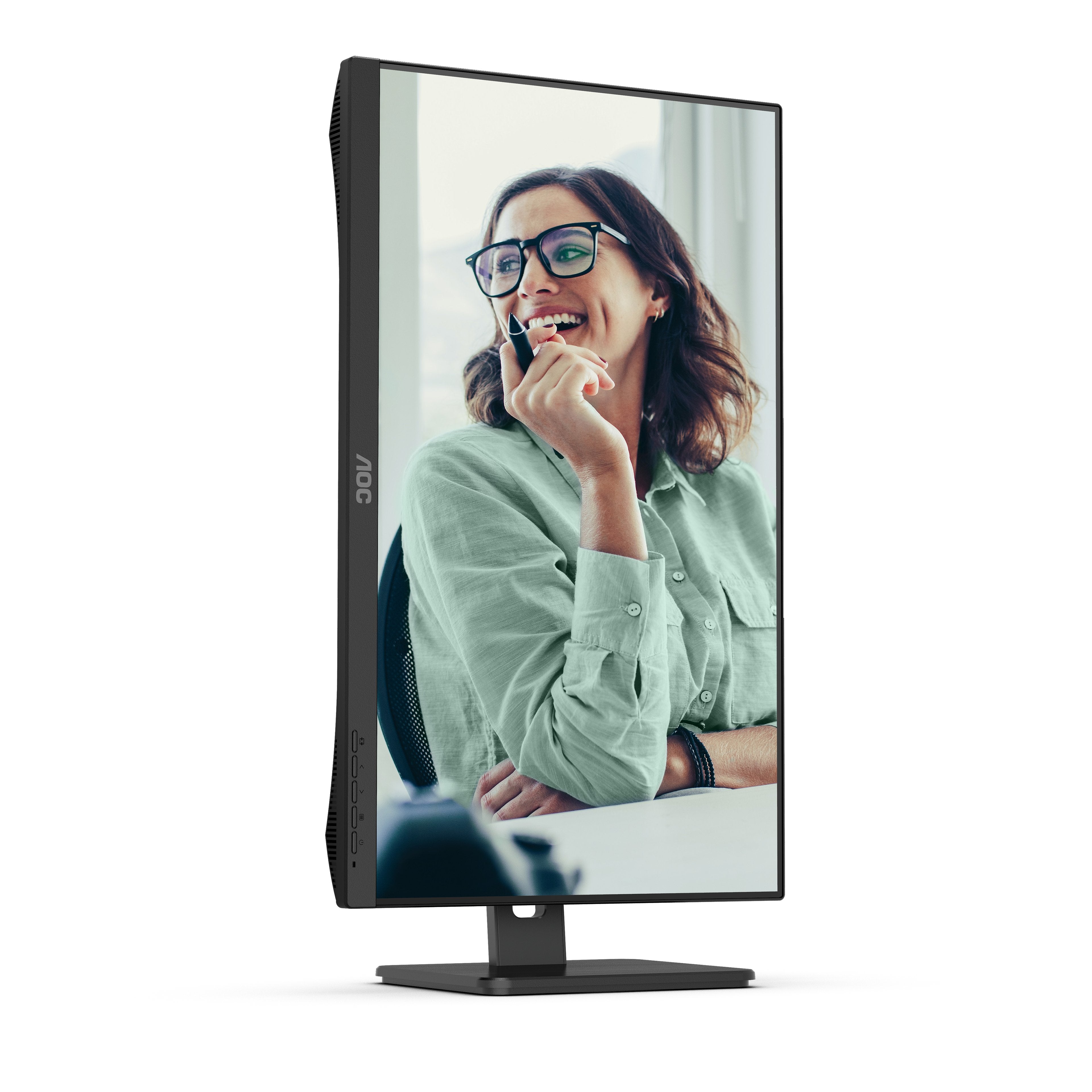 Monitor Aoc 24p3cv 23.8" Ips Tft 1920x1080 Hdmi Dp Usb Black