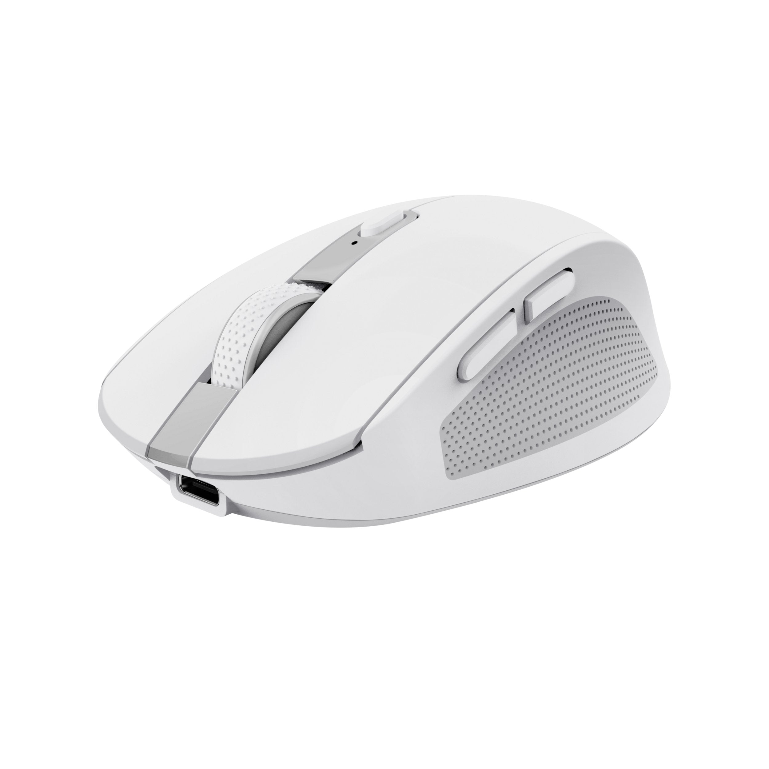 Ratón Inalámbrico Por Bluetooth Trust Ozaa Compact Wireless Batería Recargable Hasta 3200 Dpi Blanco