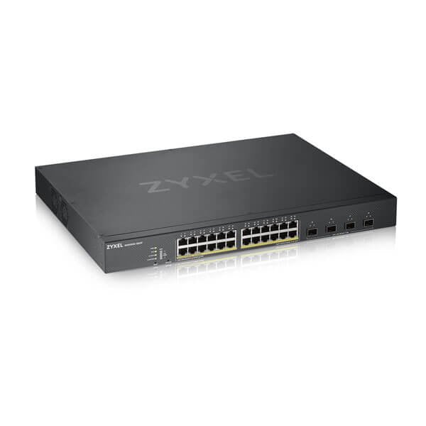 28 Port Smart Mgd Poe+ Switch Perp Web + Cloudmgd Usable In