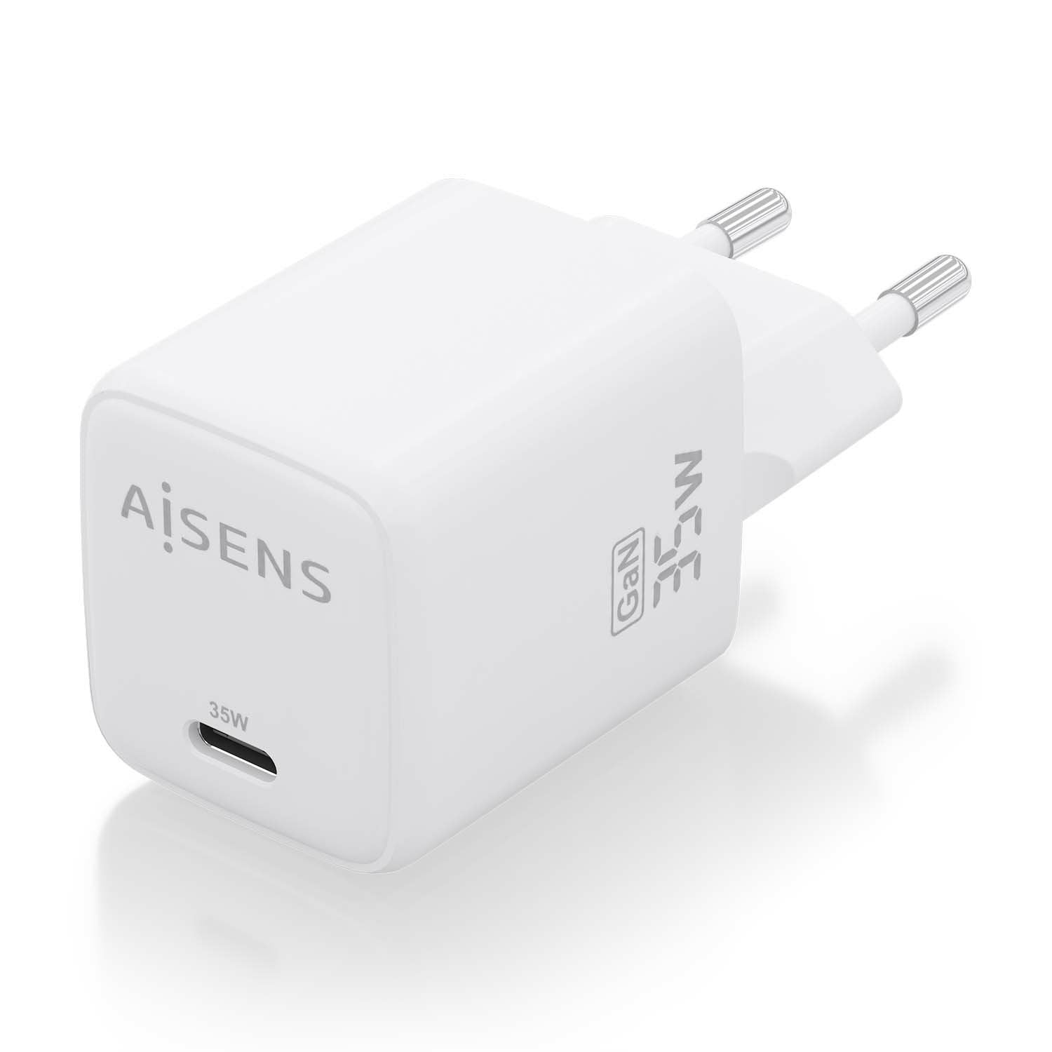 EAN 8436574709520 - AISENS ASCH-35W1P016-W cargador de dispositivo móvil Universal Corriente alterna Carga rápida Interior imagen 2