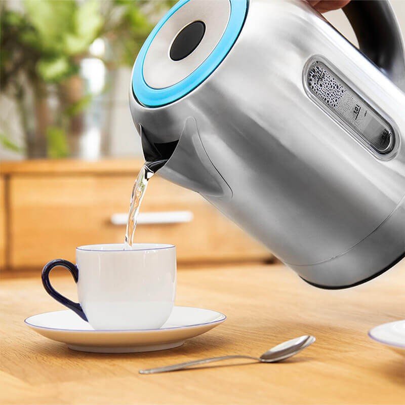 Hervidor De Agua Cecotec Thermosense 290 Steel 2200w Capacidad 1.7l