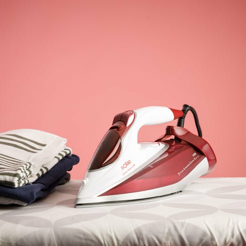 Pae Plancha Pv2040 Solac Optima Relieve 3100w Roja Y Blanca