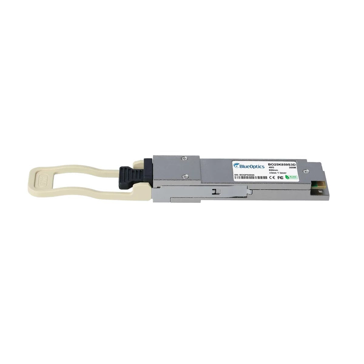 Blueoptics Ruijie Networks 40g-Qsfp-Lsr-Mm850 Blueoptics Bo25k859s3d Qsfp Transceiver, 40gbase-Esr4, Multimode Fiber, 4x850nm, 300 M