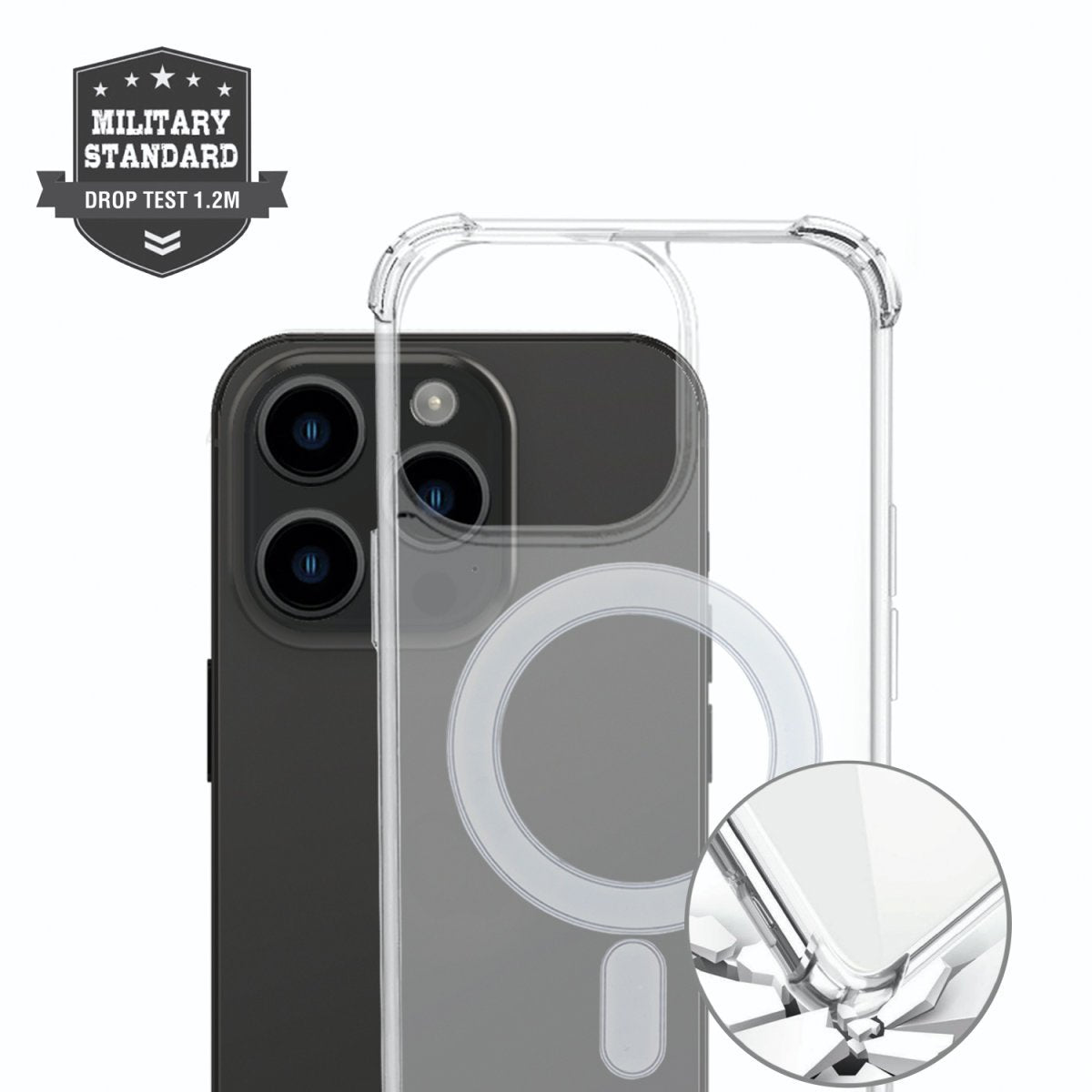 Funda 4smarts Hybrid Ibiza Para Apple Iphone 15 Plus Magsafe-Kompatibel
