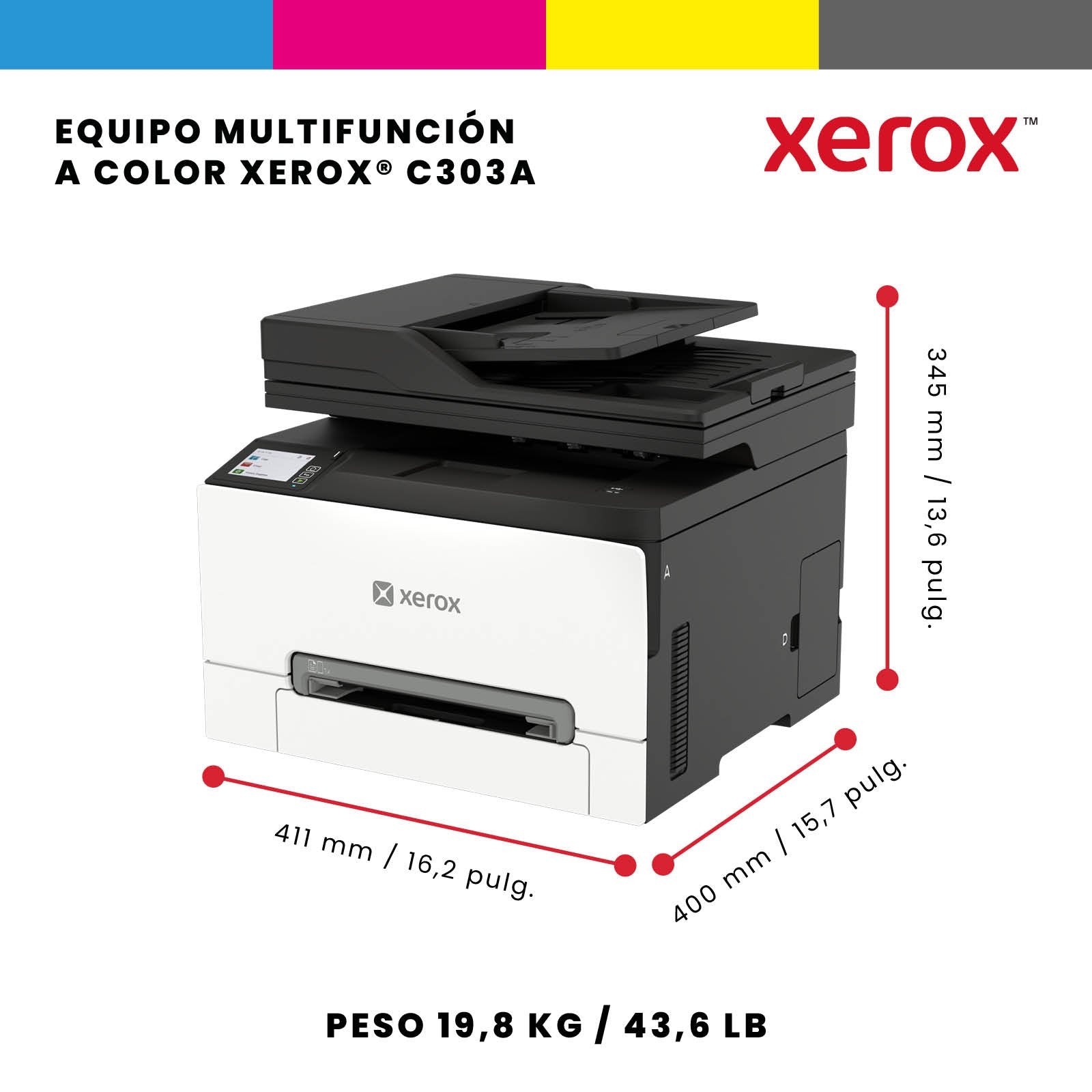 Xerox Lex C303a 4-In-1 Color-Mfp 30 S. Min.