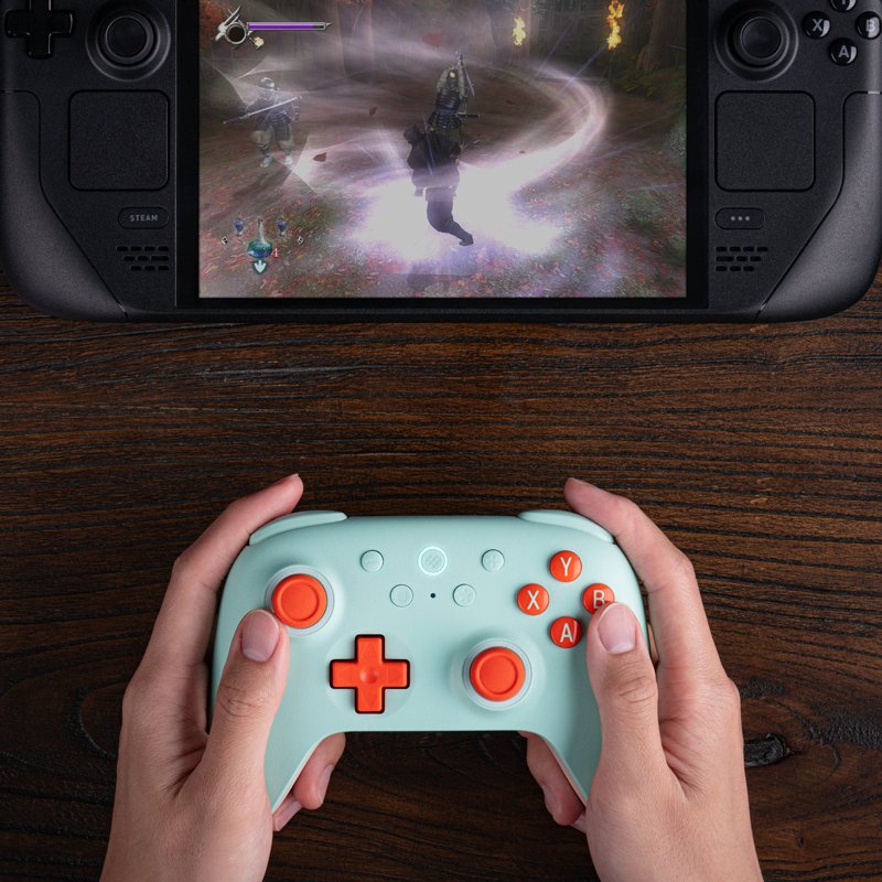 EAN 6922621506102 - 8Bitdo Ultimate 2C Durazno Bluetooth/RF/USB Gamepad Android, PC imagen 6