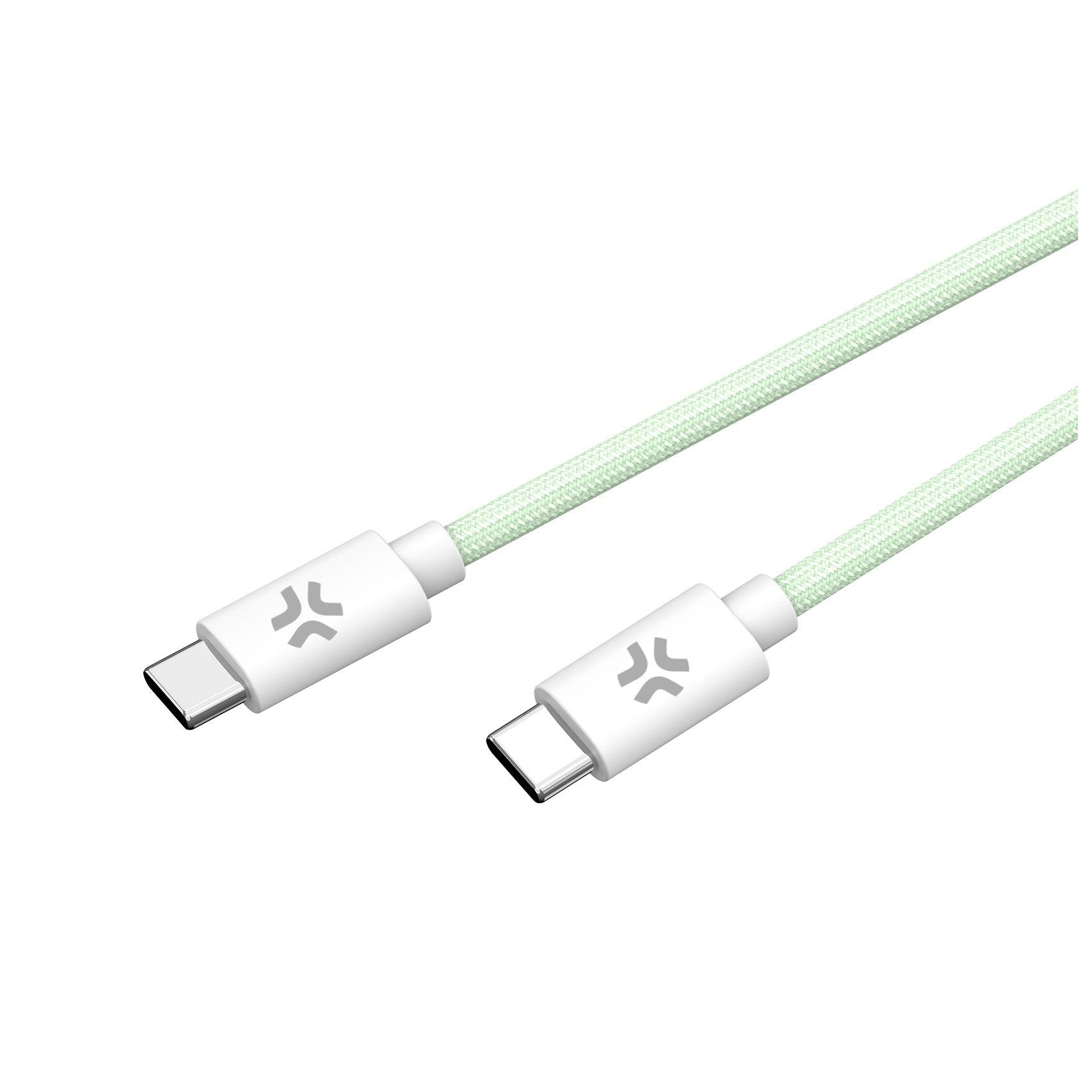EAN 8021735207702 - Celly USBCUSBCCOTTGN cable USB 1,5 m USB C Verde, Blanco imagen 2