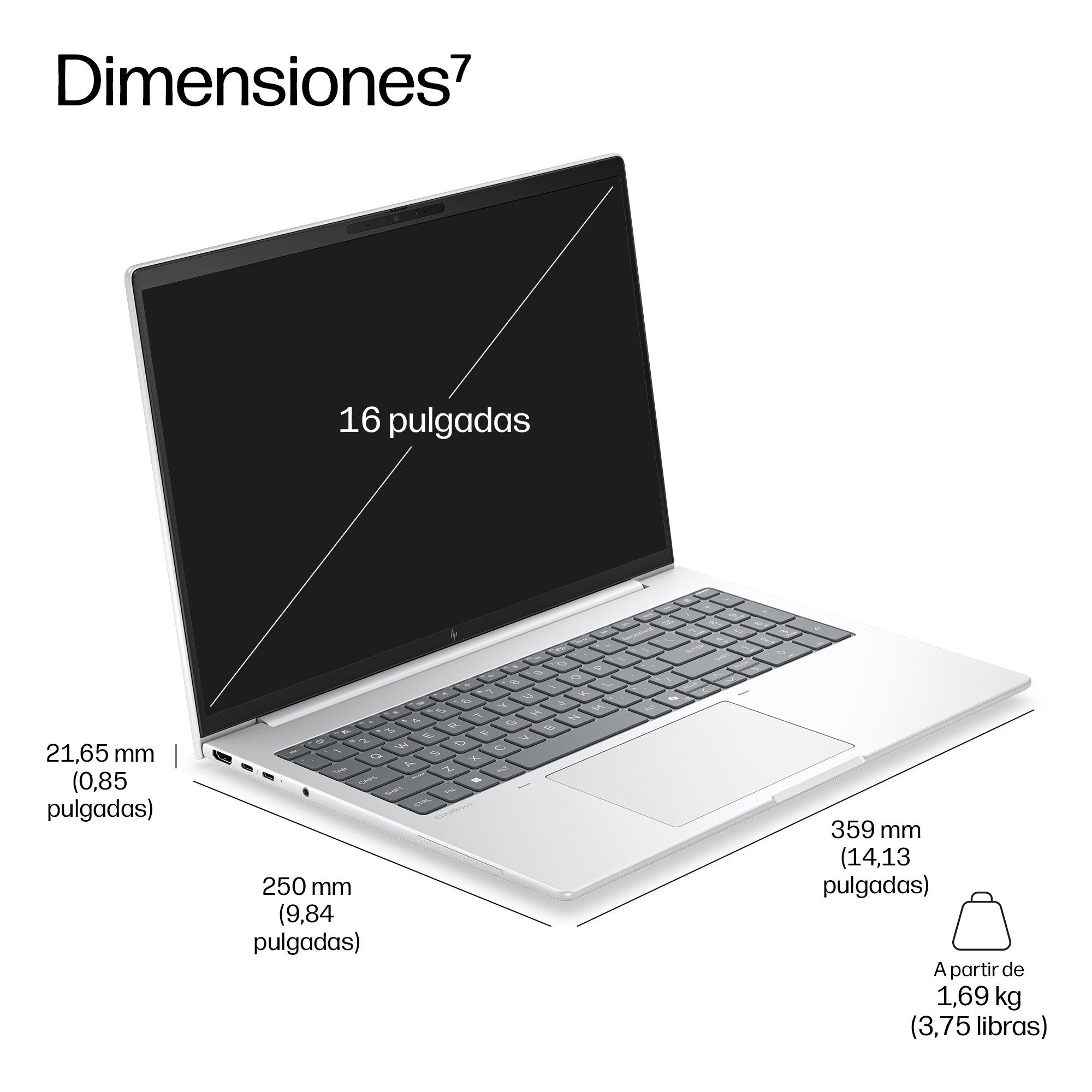 EAN 0826581033042 - HP EliteBook 8 G2i 16 inch Notebook Next Gen AI PC Wolf Pro Security Edition Copilot+ PC Intel Core Ultra imagen 5
