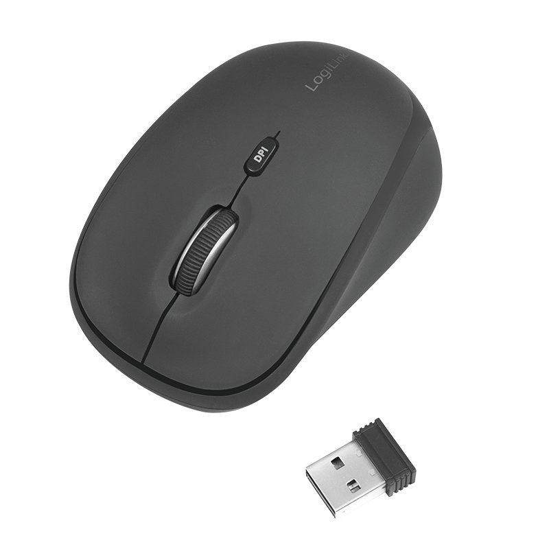 Ratón Logilink Id0193 Oficina Mano Derecha Rf Inalámbrico Óptico 1600 Dpi