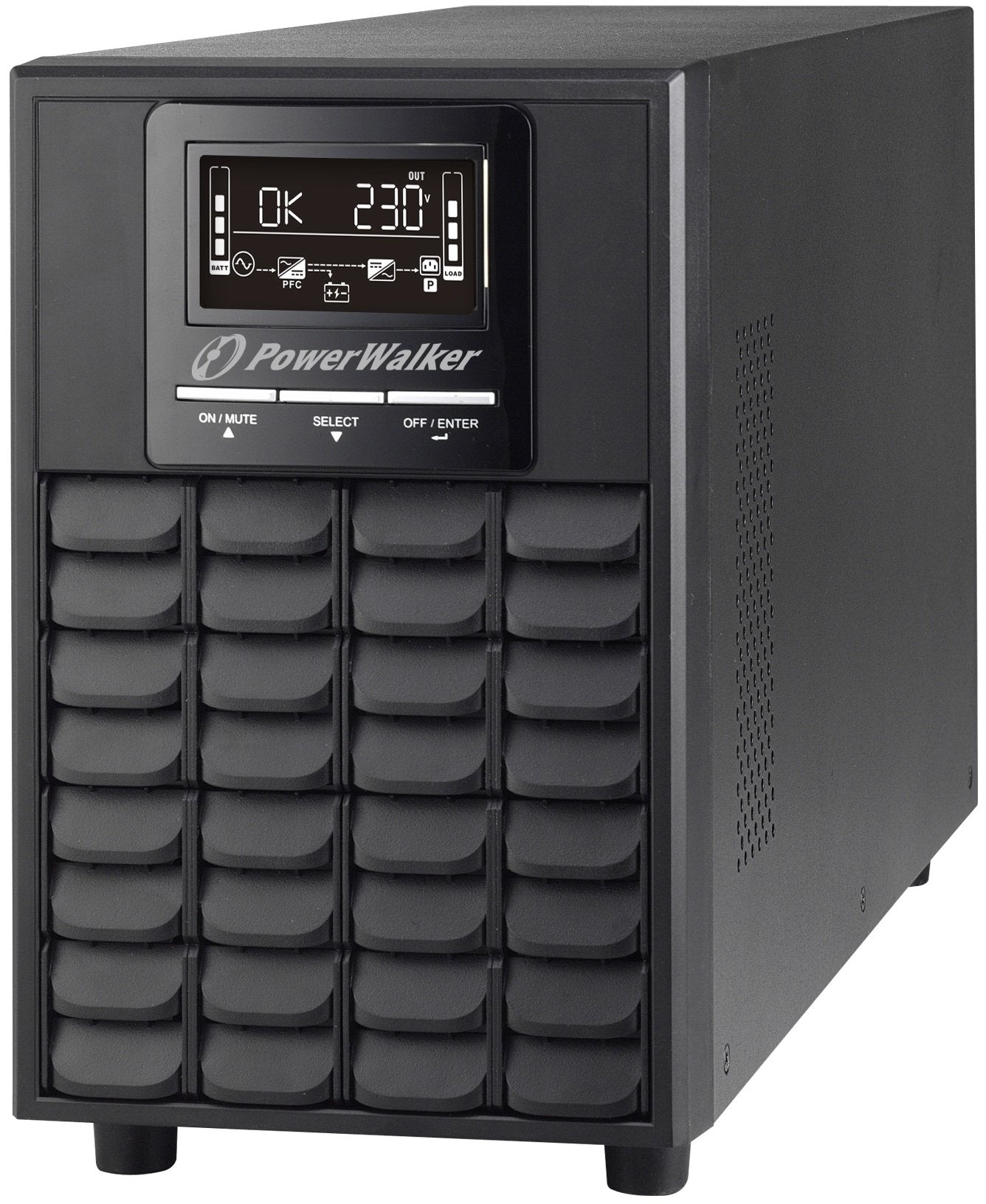 EAN 4260074979923 - PowerWalker VFI 1500 CG PF1 sistema de alimentación ininterrumpida (UPS) Doble conversión (en línea) 1,5 imagen 3