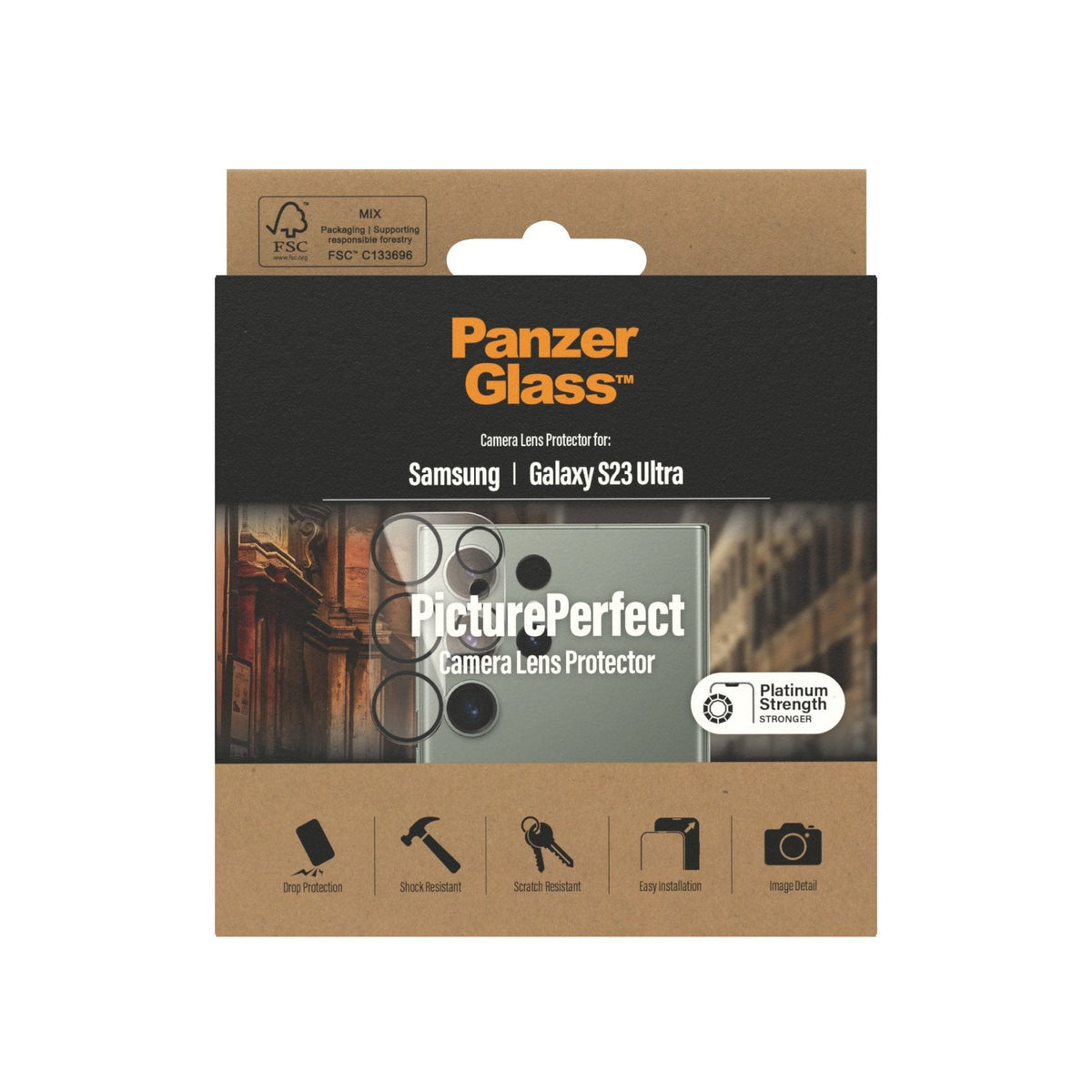 Protector De Pantalla O Trasero Para Samsung - Galaxy S23 Ultra Panzerglass 0441