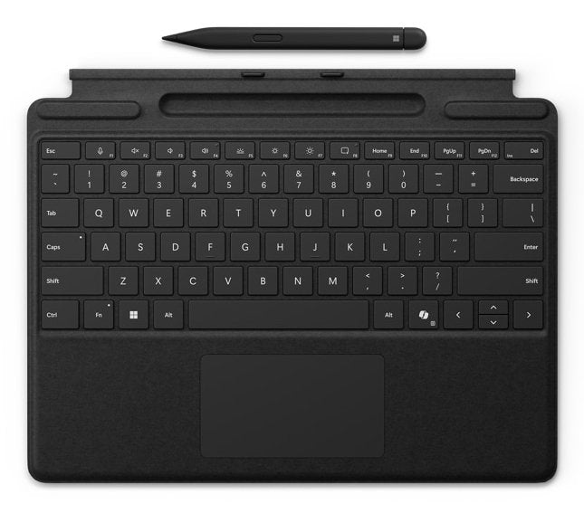 EAN 0196388356270 - Microsoft Surface Pro Keyboard with Slim Pen for Business AZERTY Francés Microsoft Cover port Negro imagen 1