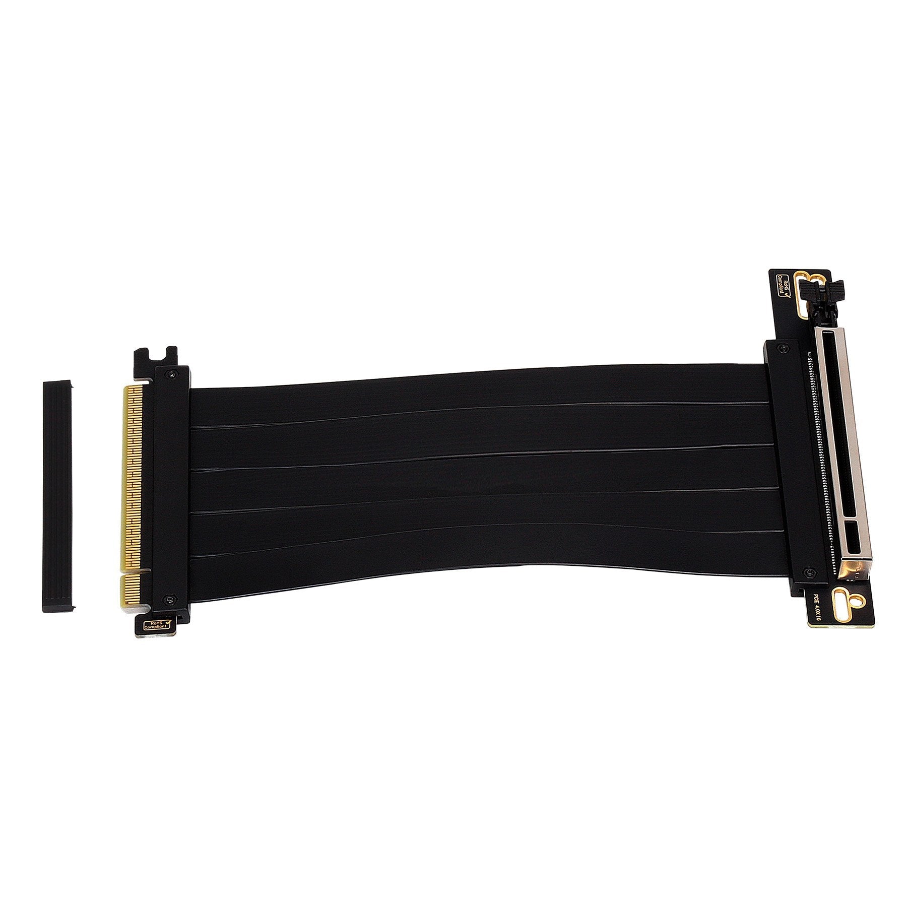 Aisens Cable De Extension Riser Pcie 4.0 X16 Flexible - Blindaje Emi - Longitud 17cm - Negro