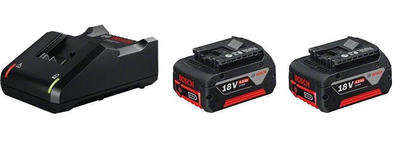 Juego De Iniciación Bosch 2x Gba 18v 4.0ah + Gal 18v-40 Professional